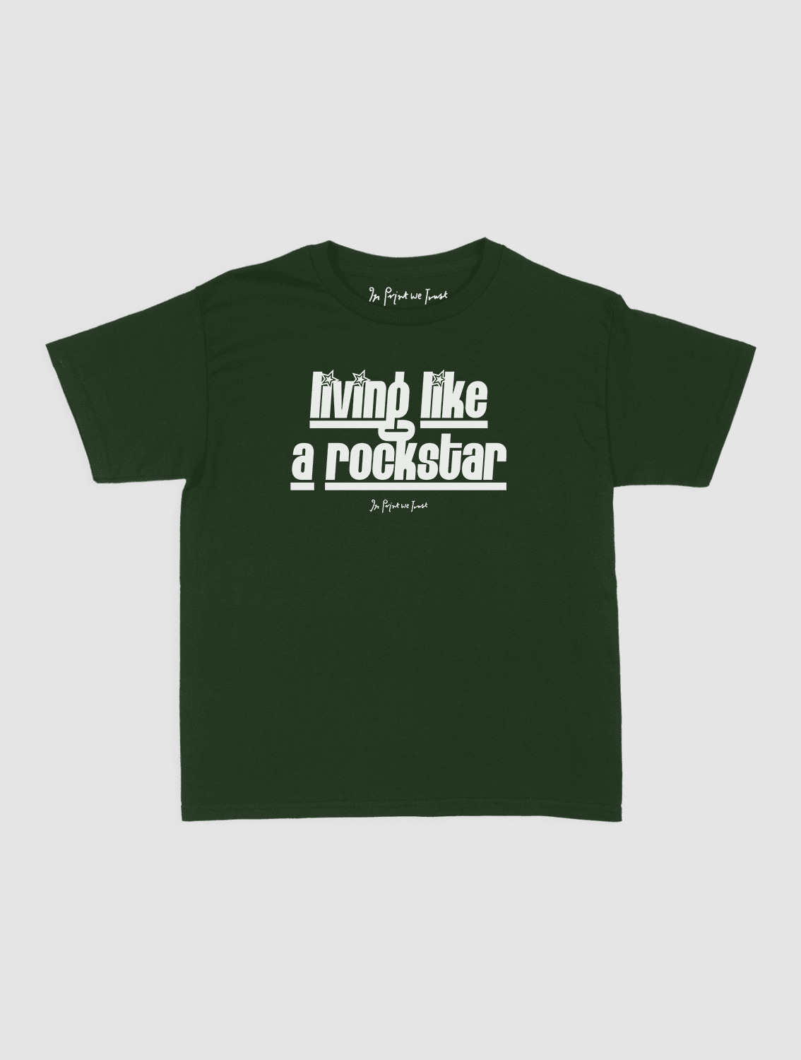 rockstar baby tee - In Print We Trust