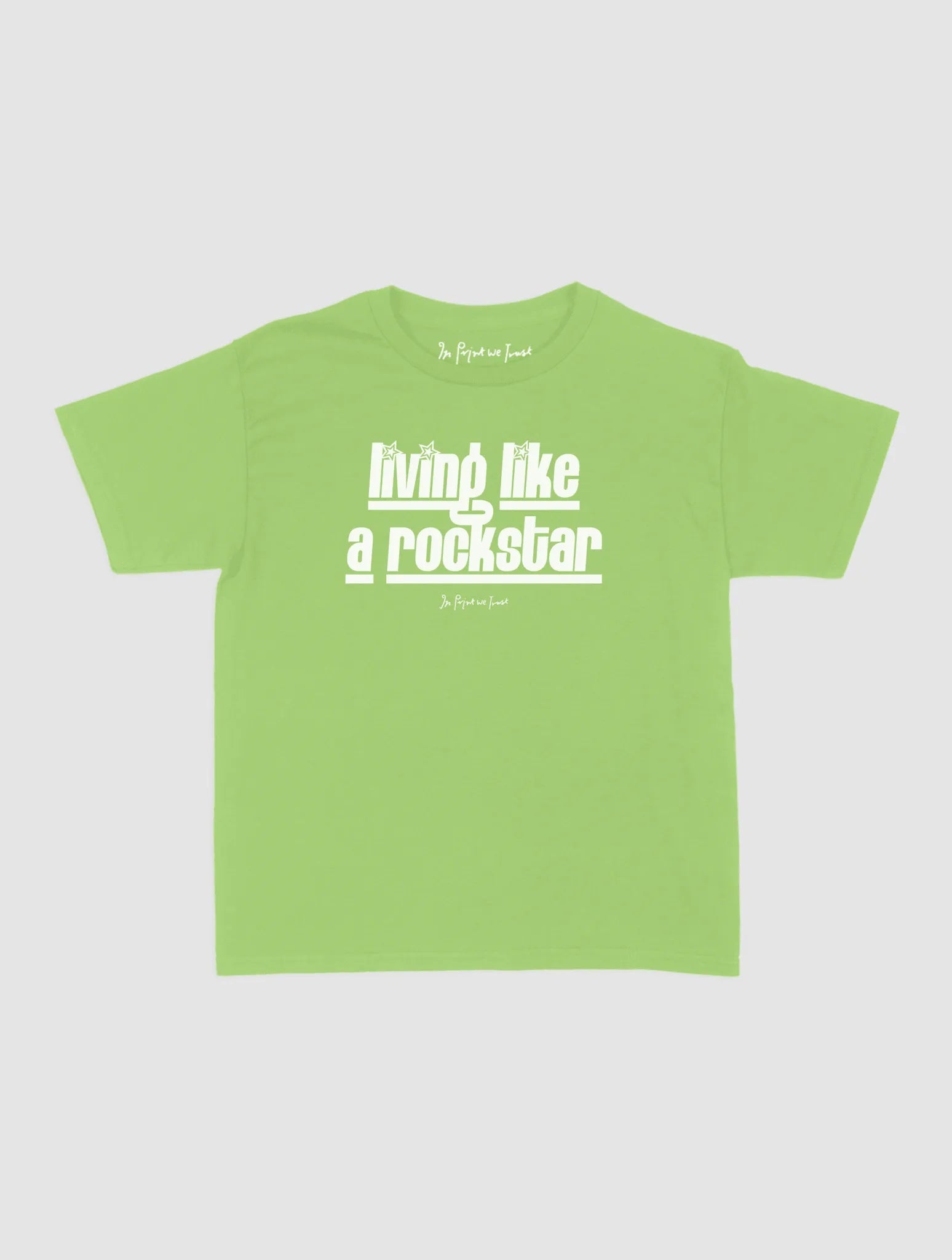rockstar baby tee - In Print We Trust