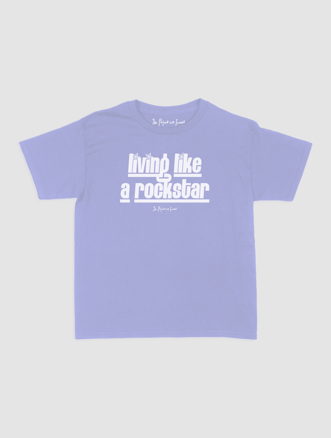 rockstar baby tee - In Print We Trust