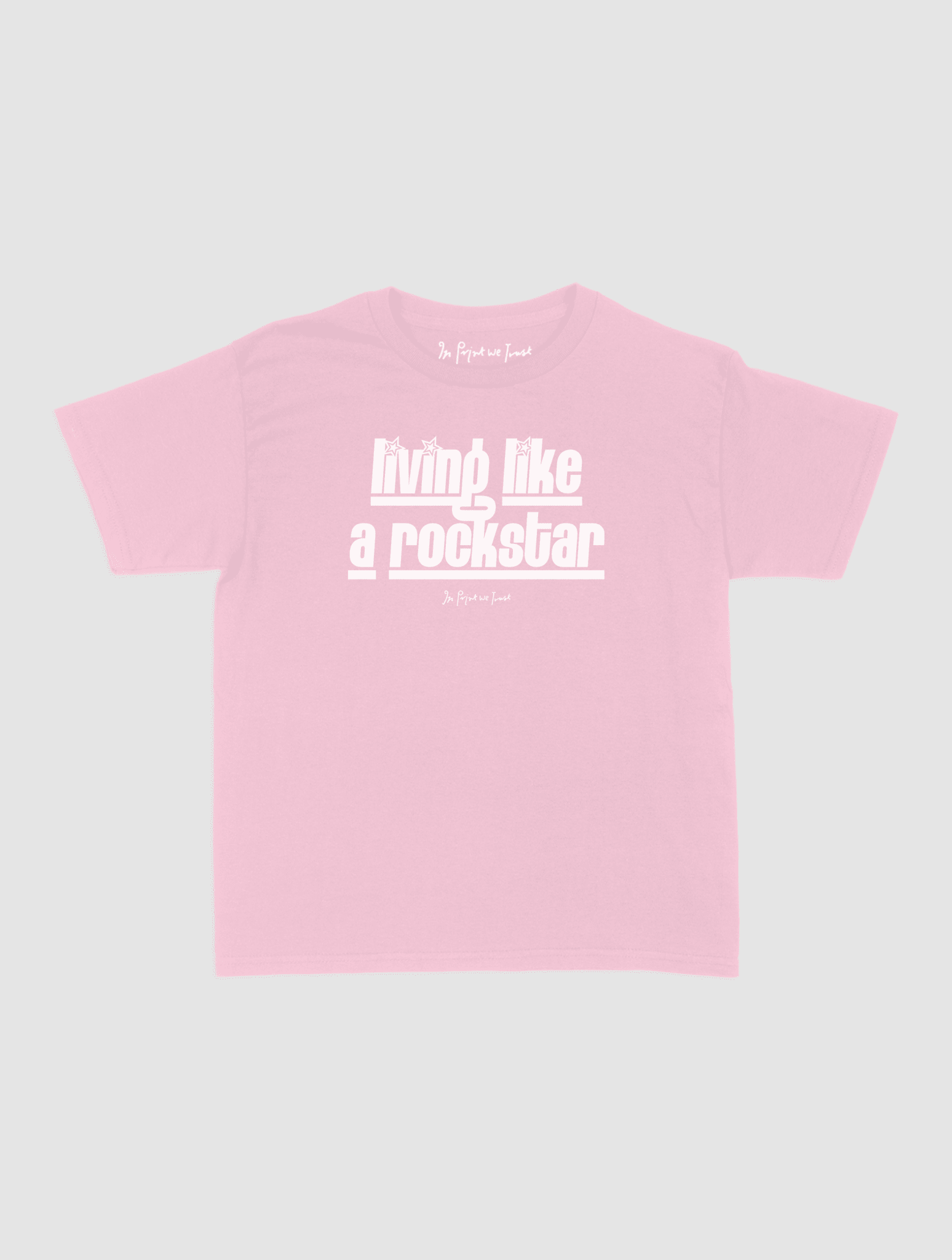 rockstar baby tee - In Print We Trust