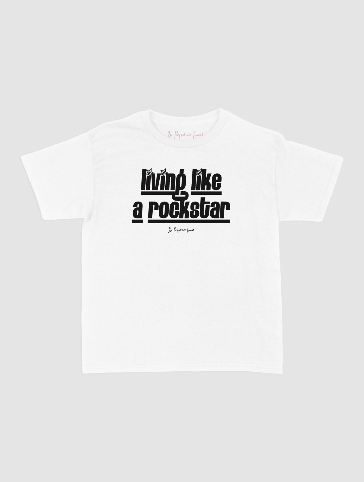 rockstar baby tee - In Print We Trust