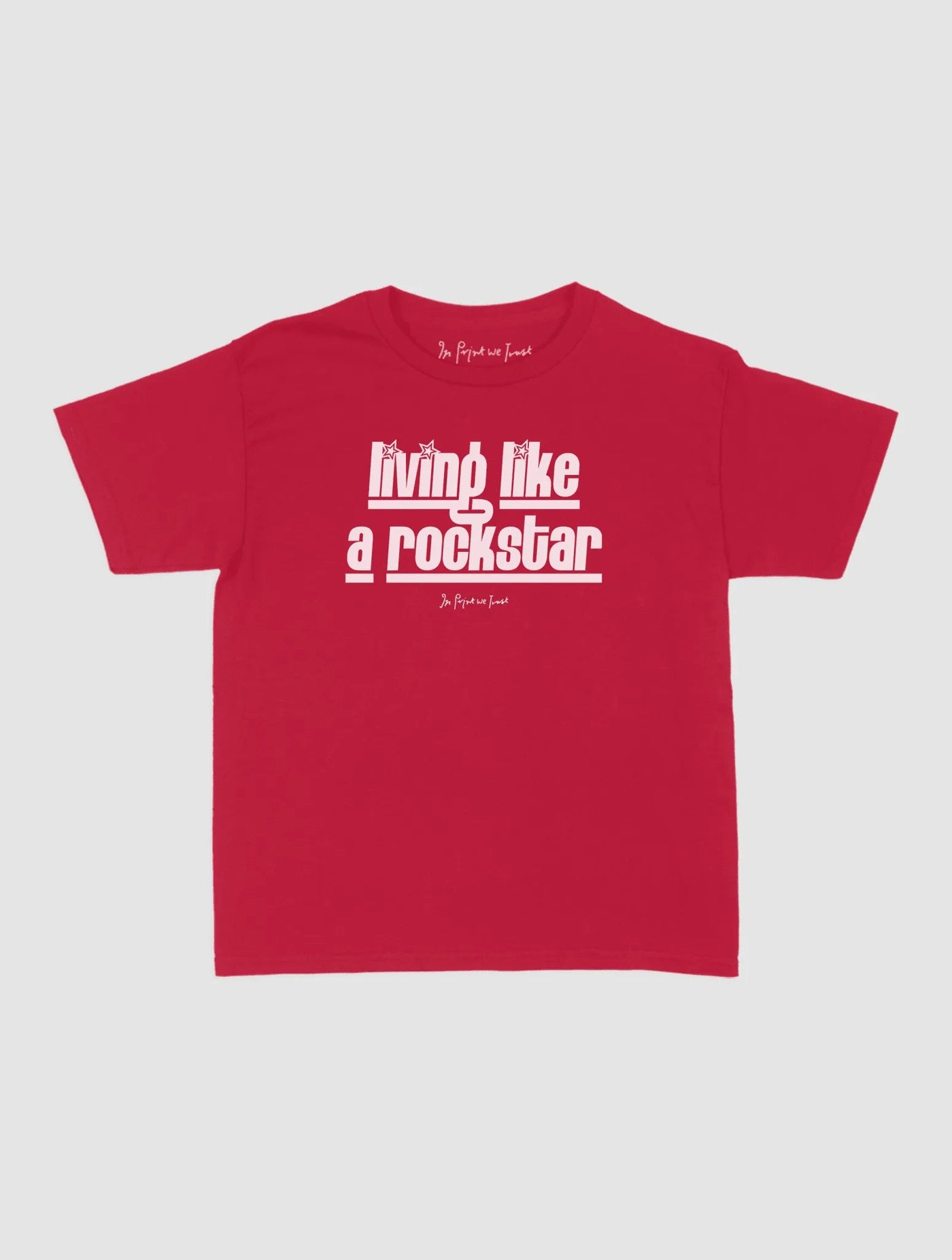 rockstar baby tee - In Print We Trust
