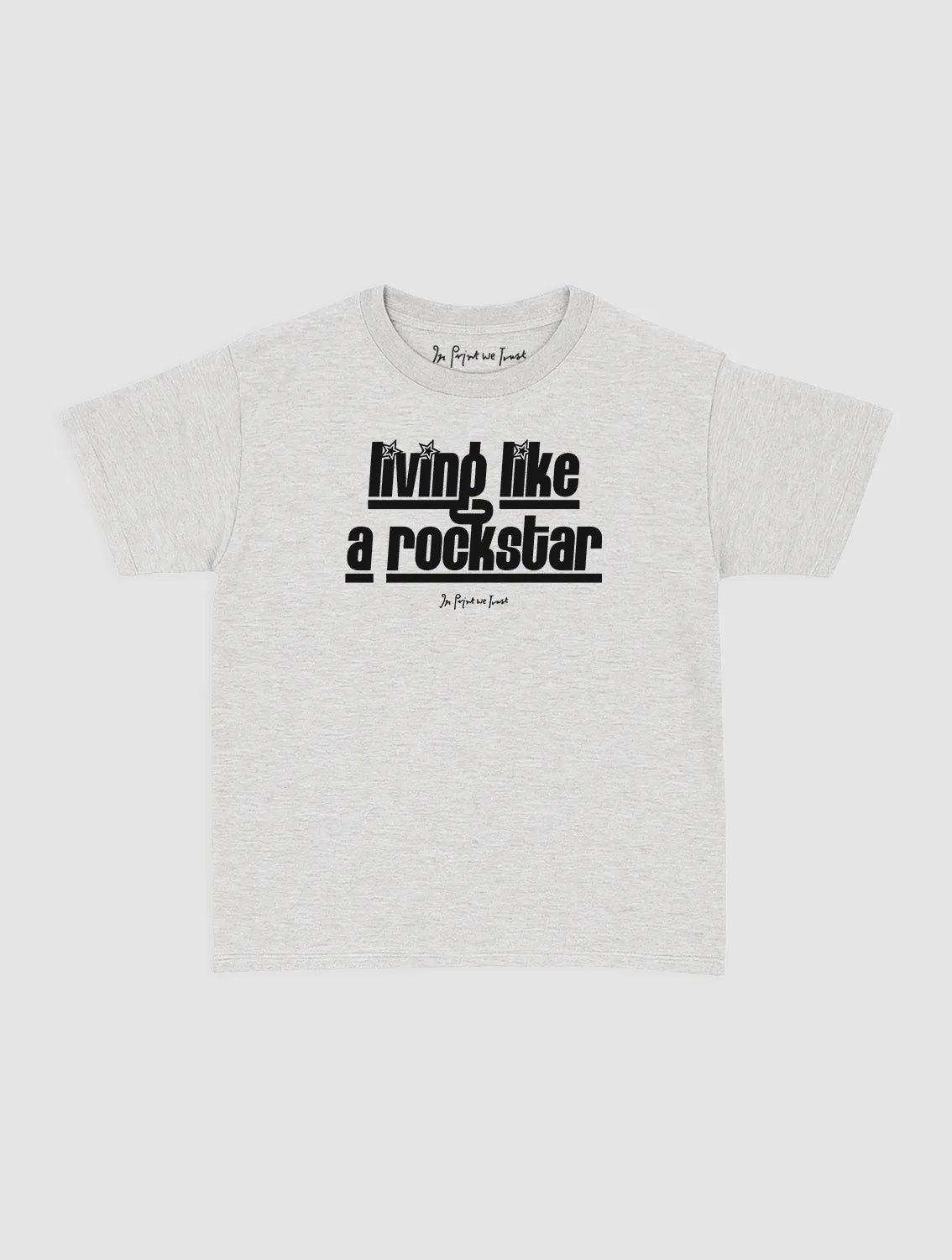 rockstar baby tee - In Print We Trust
