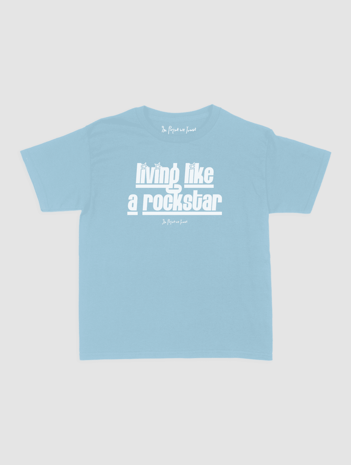 rockstar baby tee - In Print We Trust
