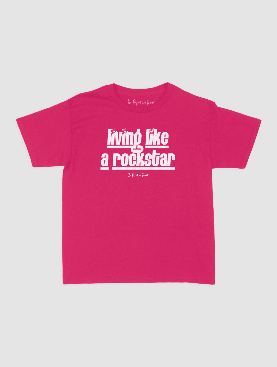 rockstar baby tee - In Print We Trust