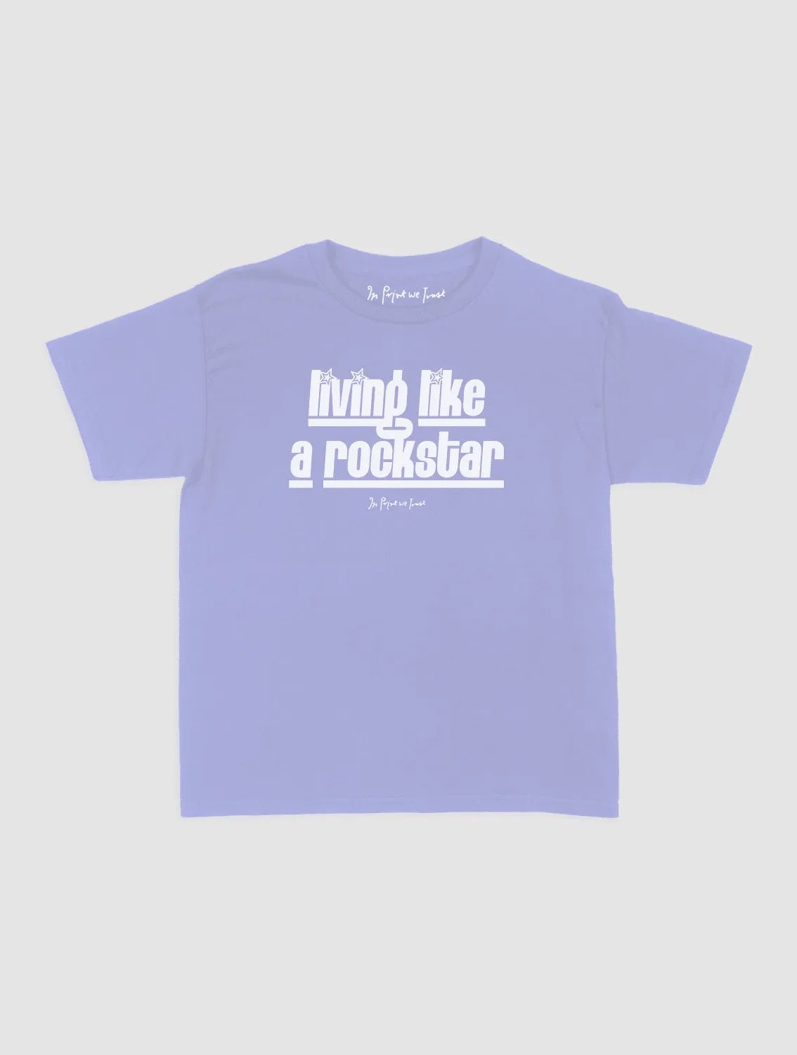 rockstar baby tee - In Print We Trust