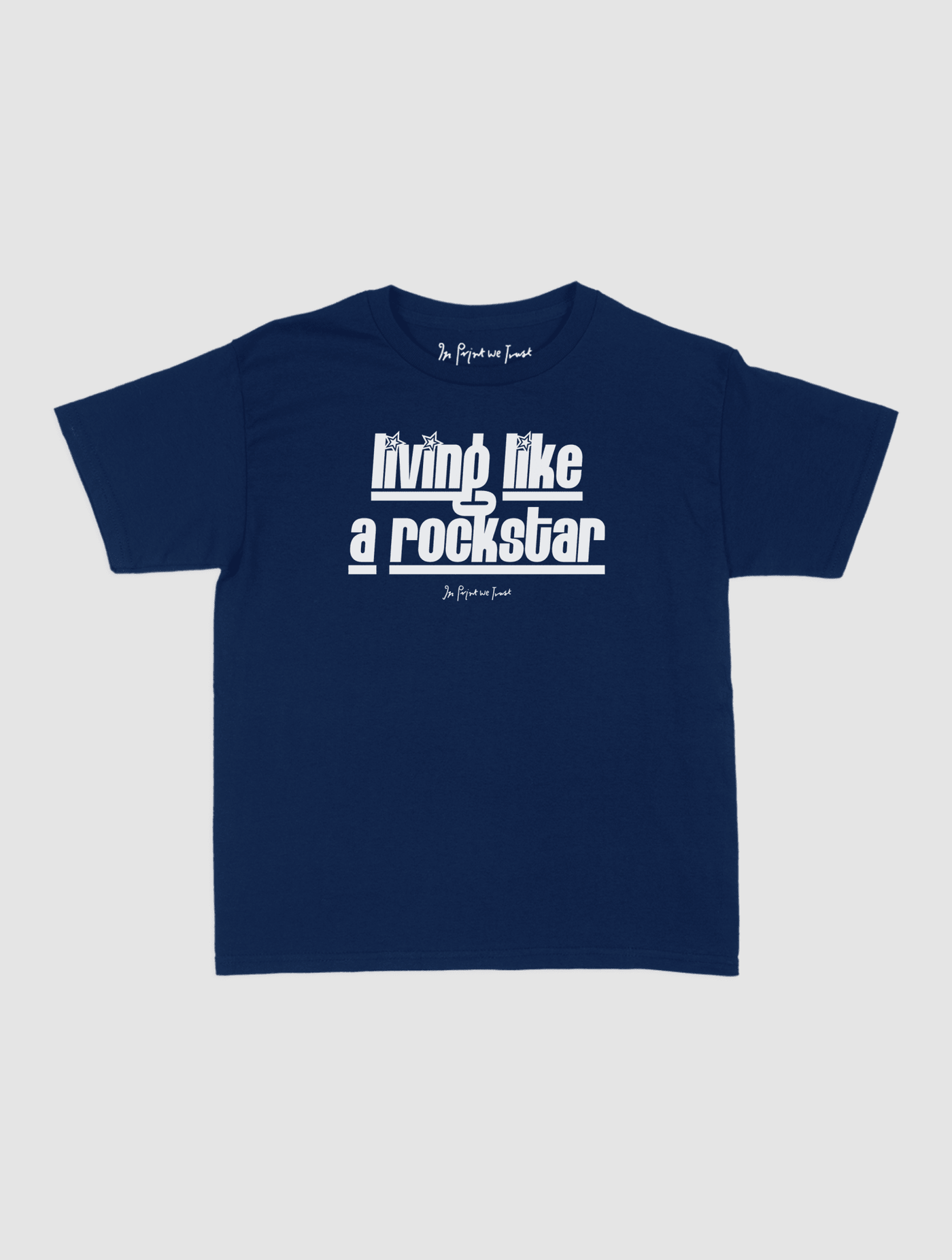 rockstar baby tee - In Print We Trust