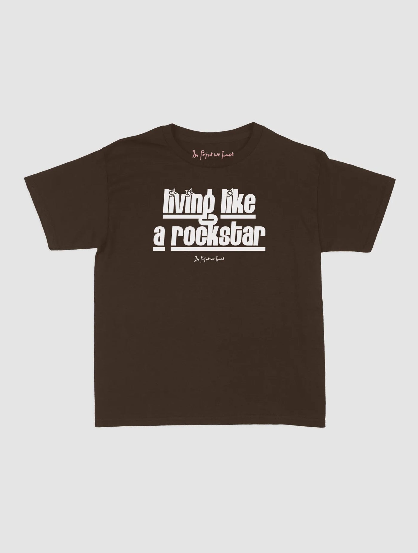 rockstar baby tee - In Print We Trust