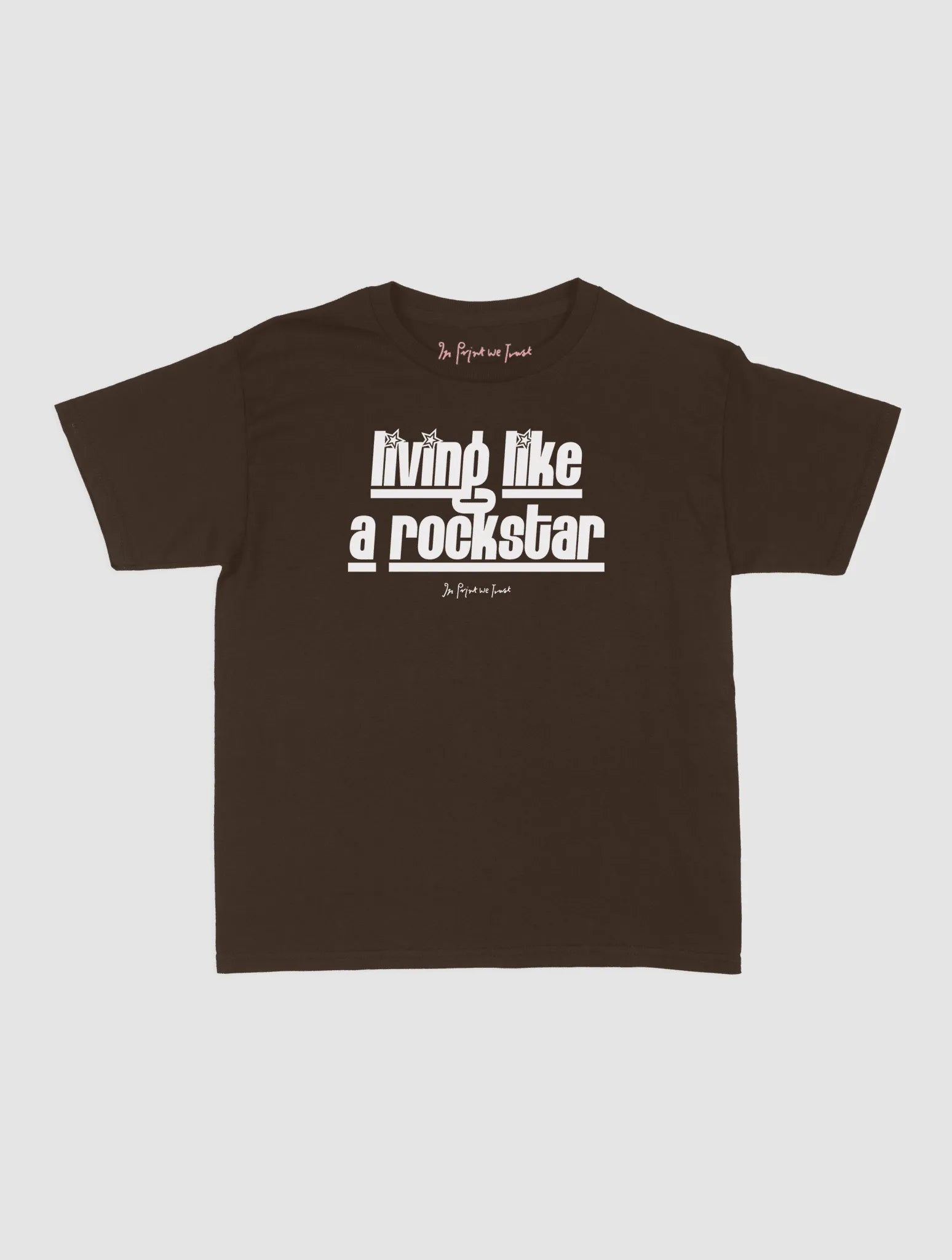 rockstar baby tee - In Print We Trust