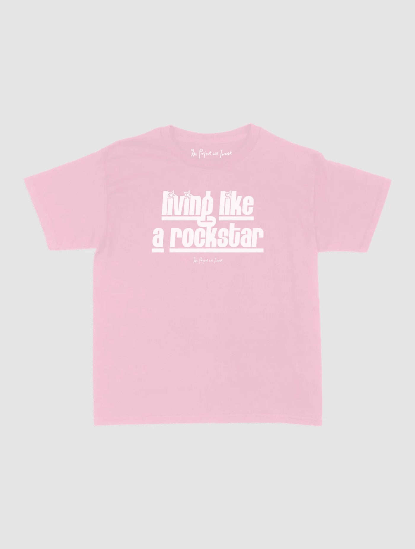 rockstar baby tee - In Print We Trust