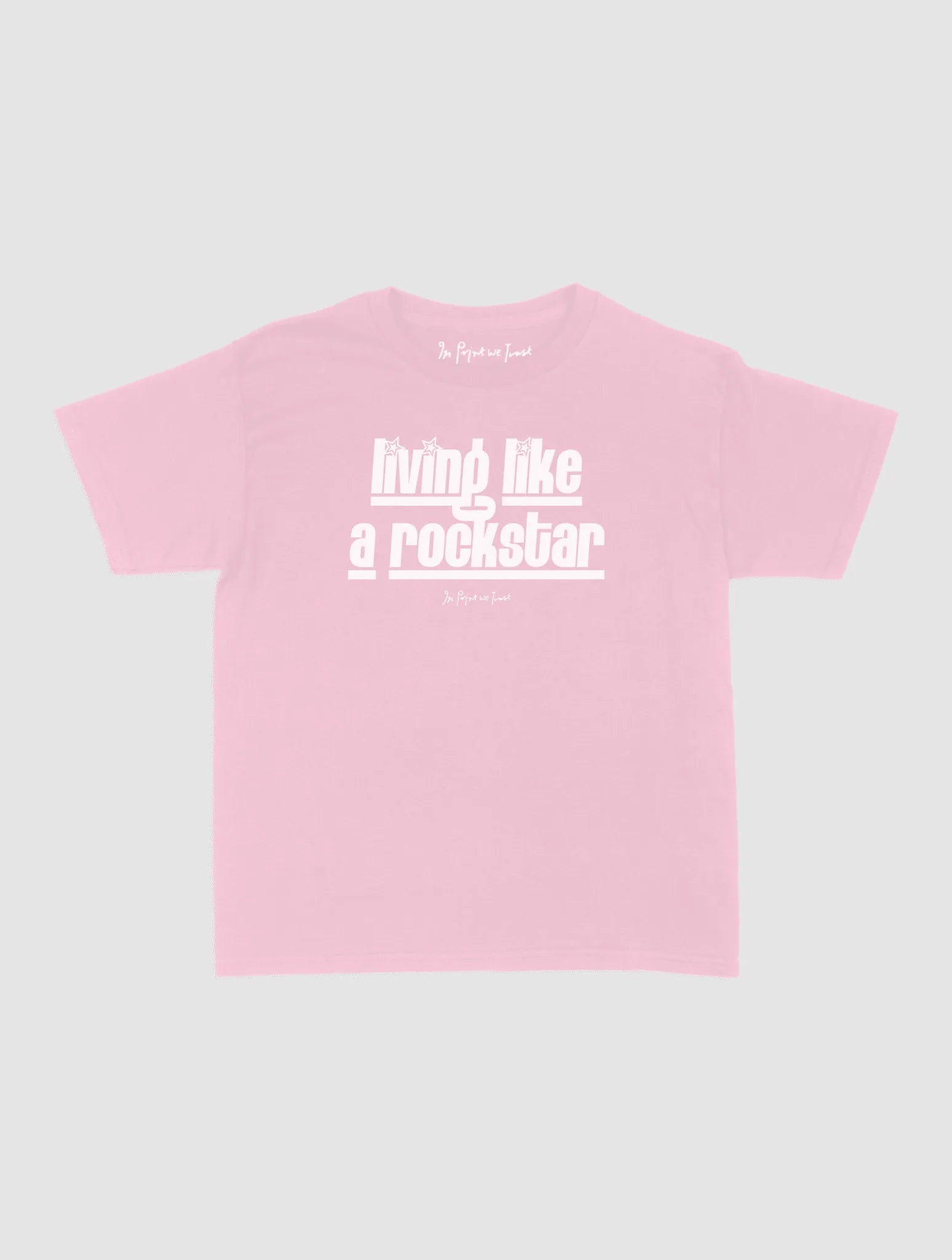 rockstar baby tee - In Print We Trust