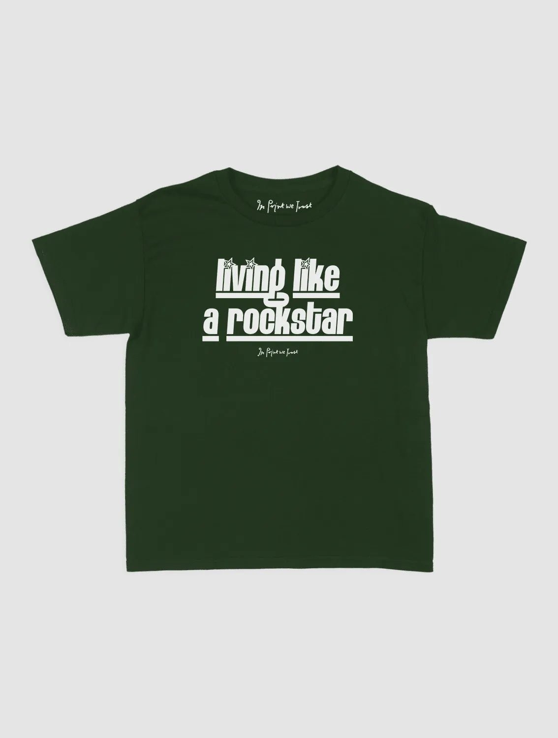 rockstar baby tee - In Print We Trust