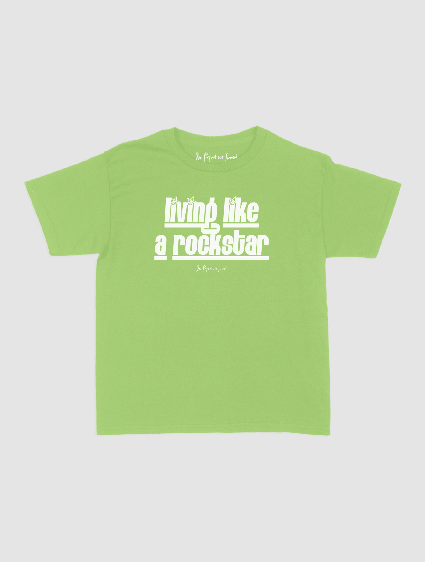 rockstar baby tee - In Print We Trust