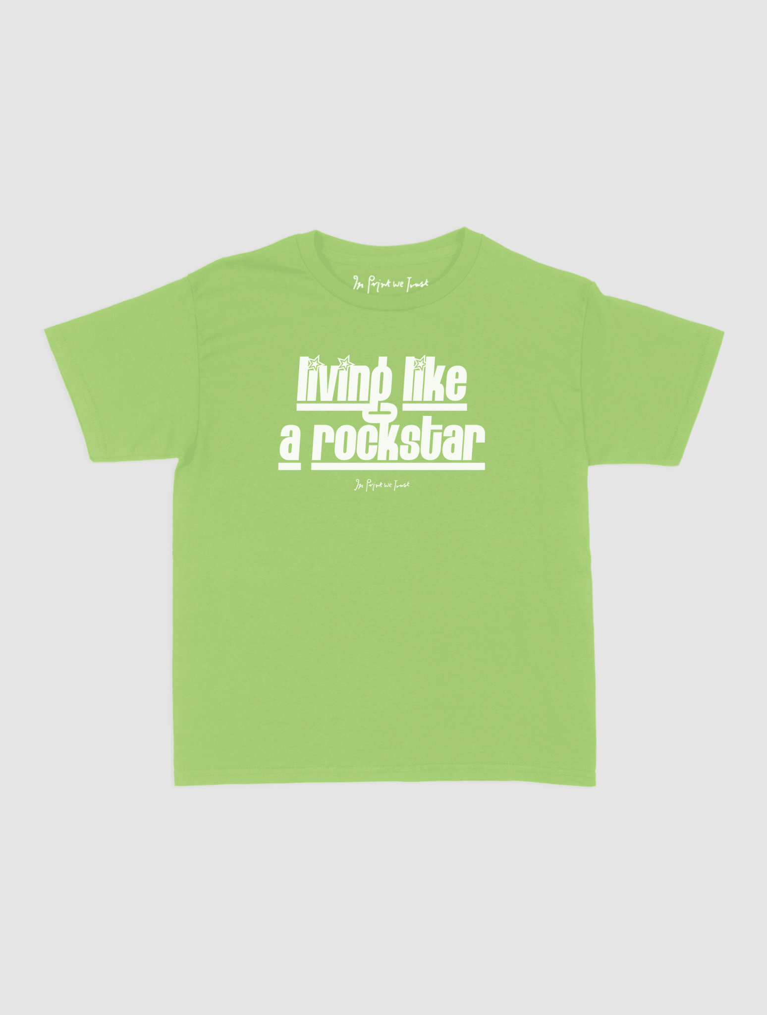 rockstar baby tee - In Print We Trust