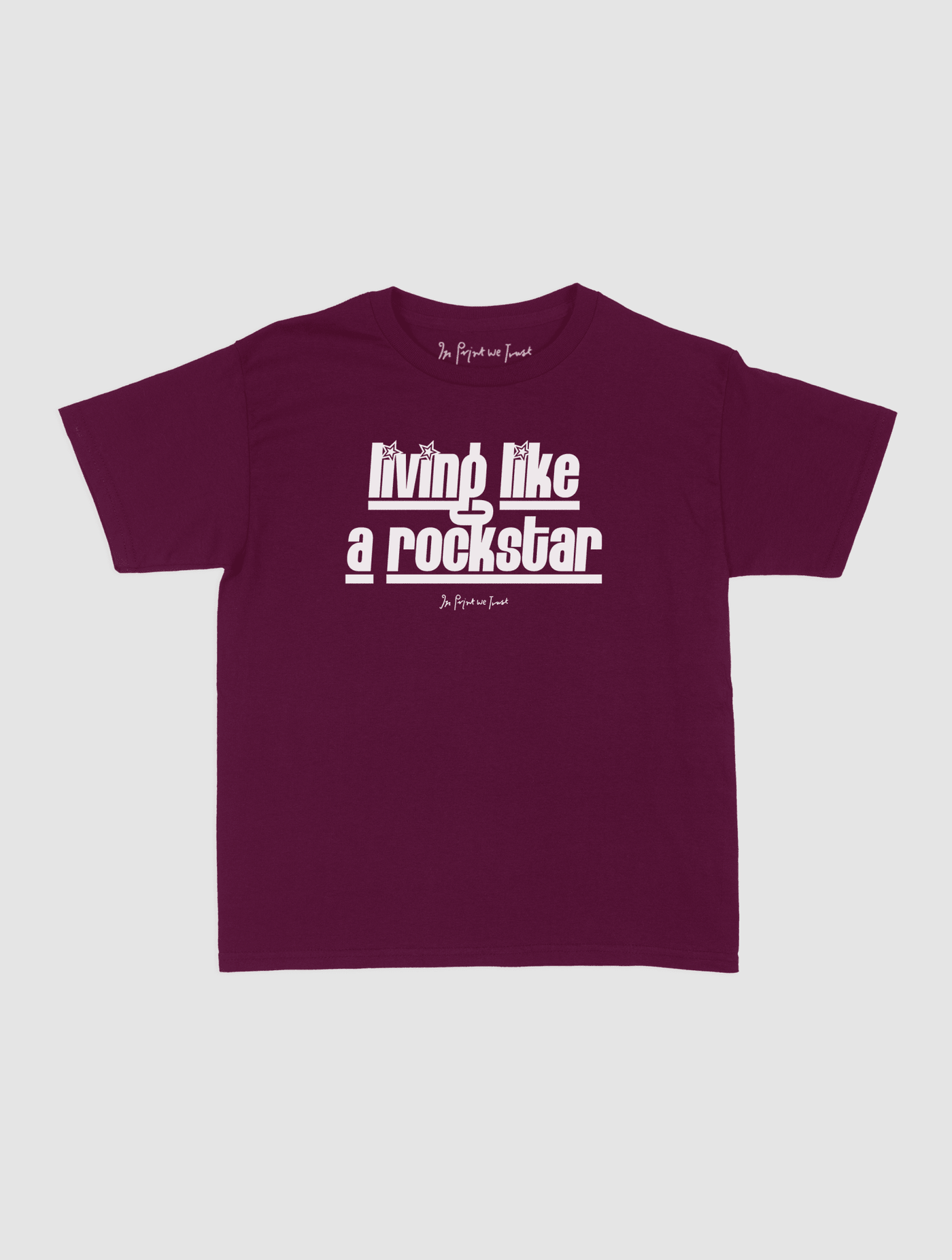 rockstar baby tee - In Print We Trust