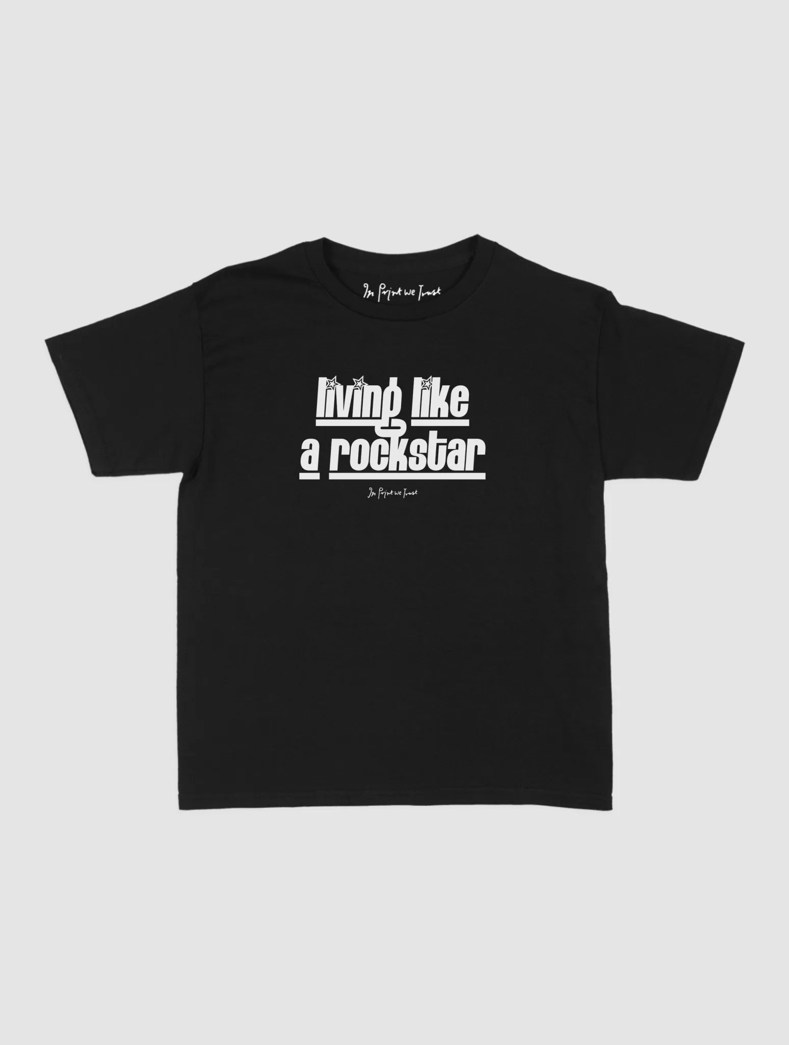 rockstar baby tee - In Print We Trust
