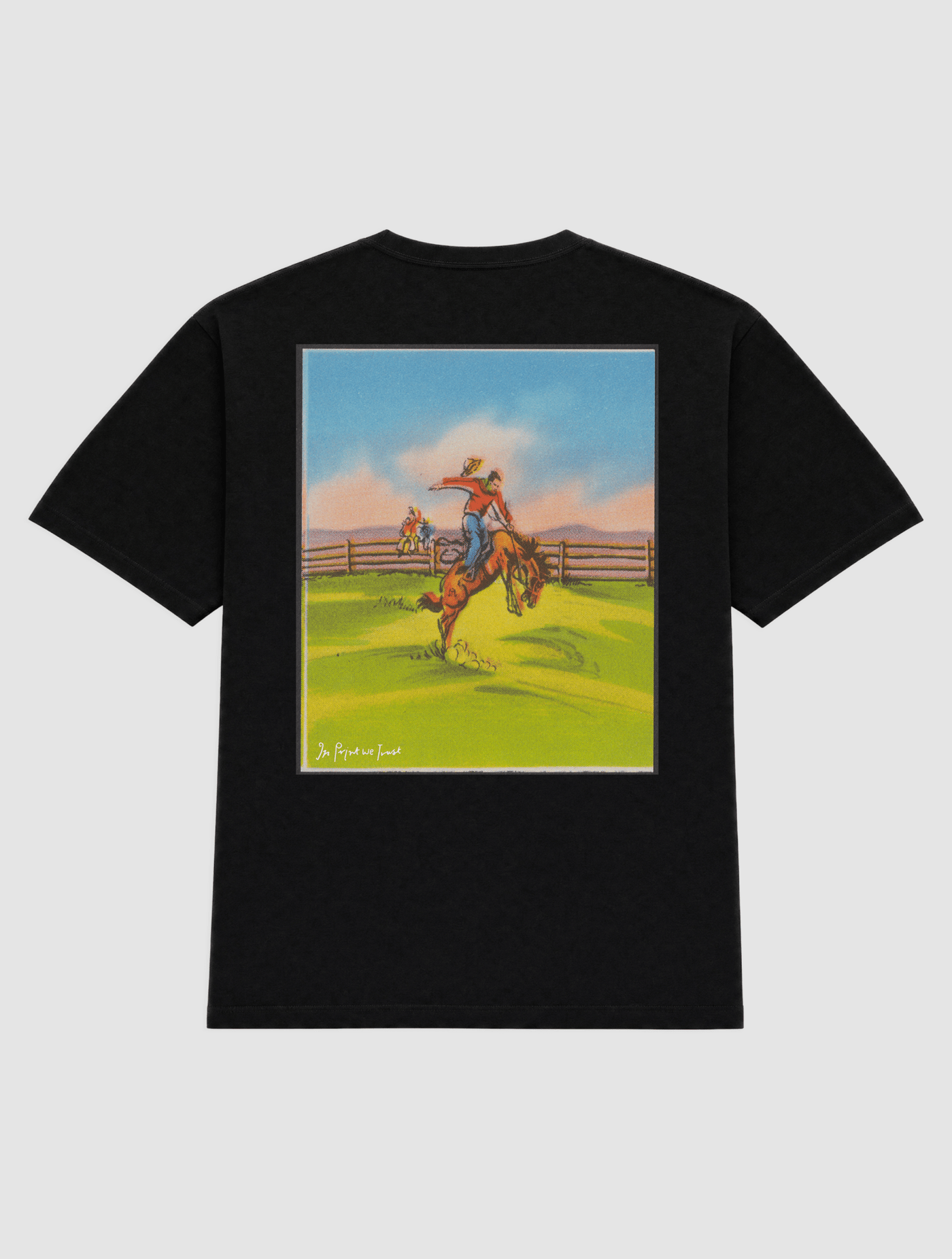 rodeo heavyweight tee - In Print We Trust