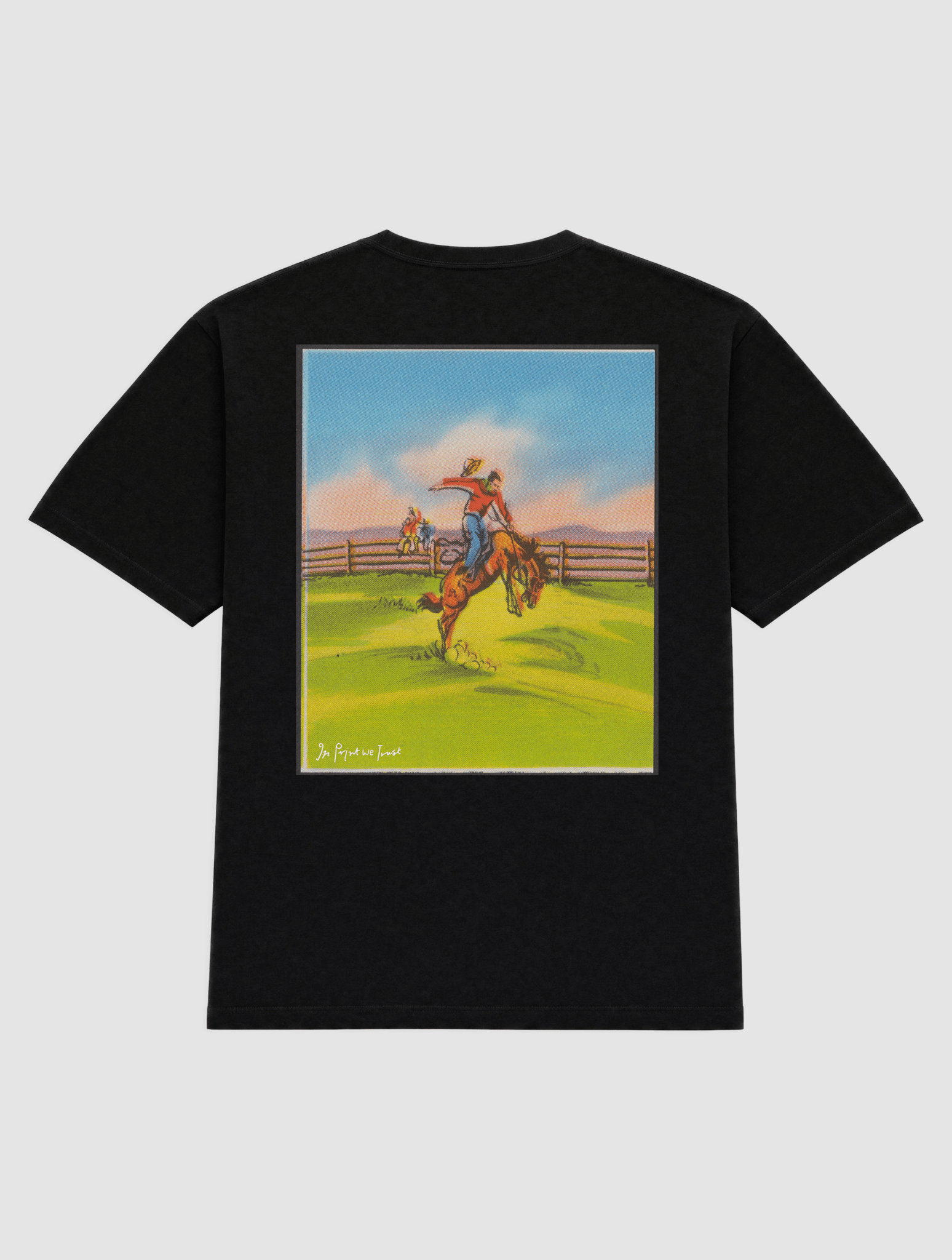 rodeo heavyweight tee - In Print We Trust