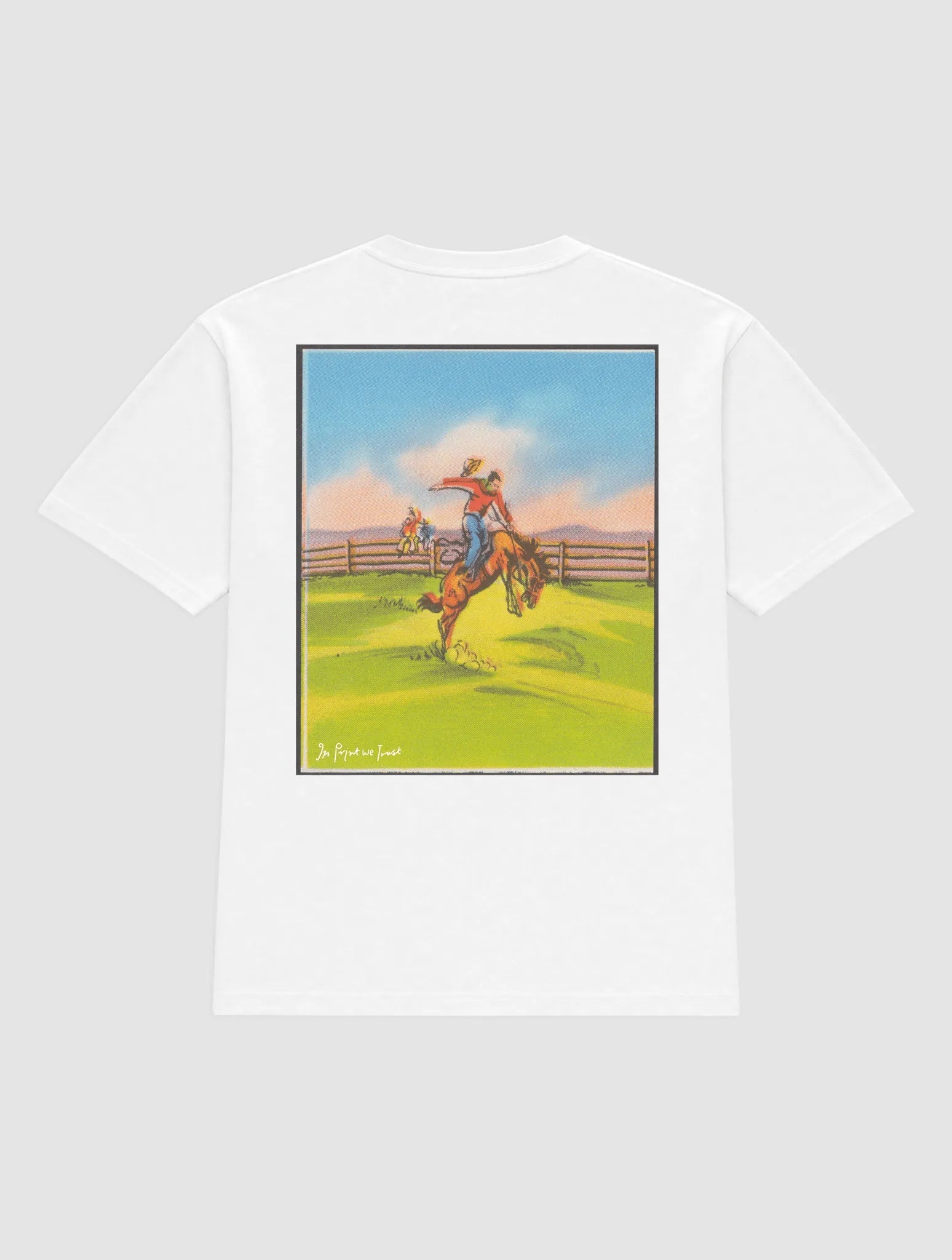 rodeo heavyweight tee - In Print We Trust