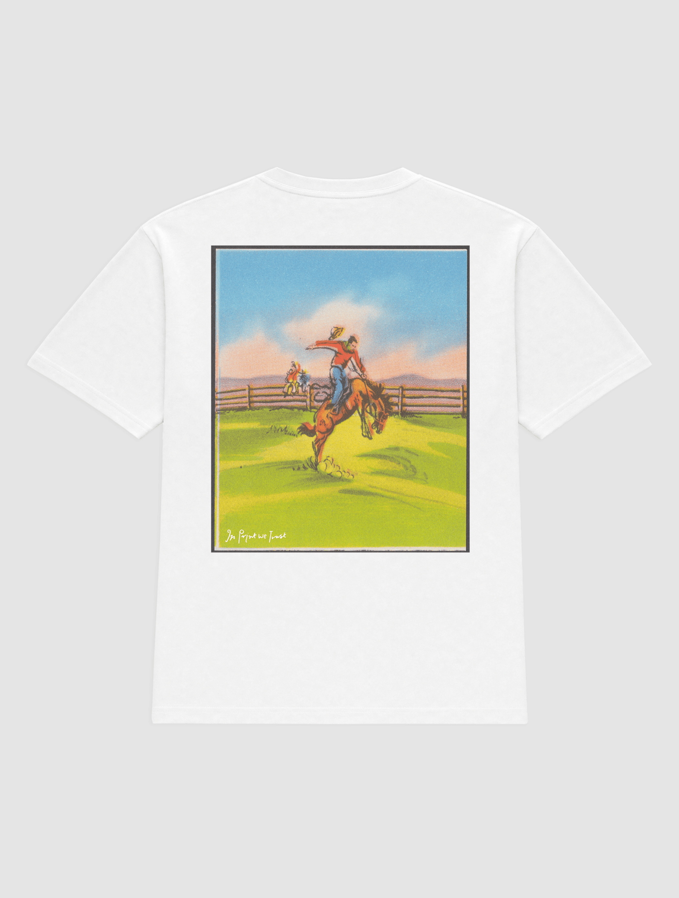 rodeo heavyweight tee - In Print We Trust