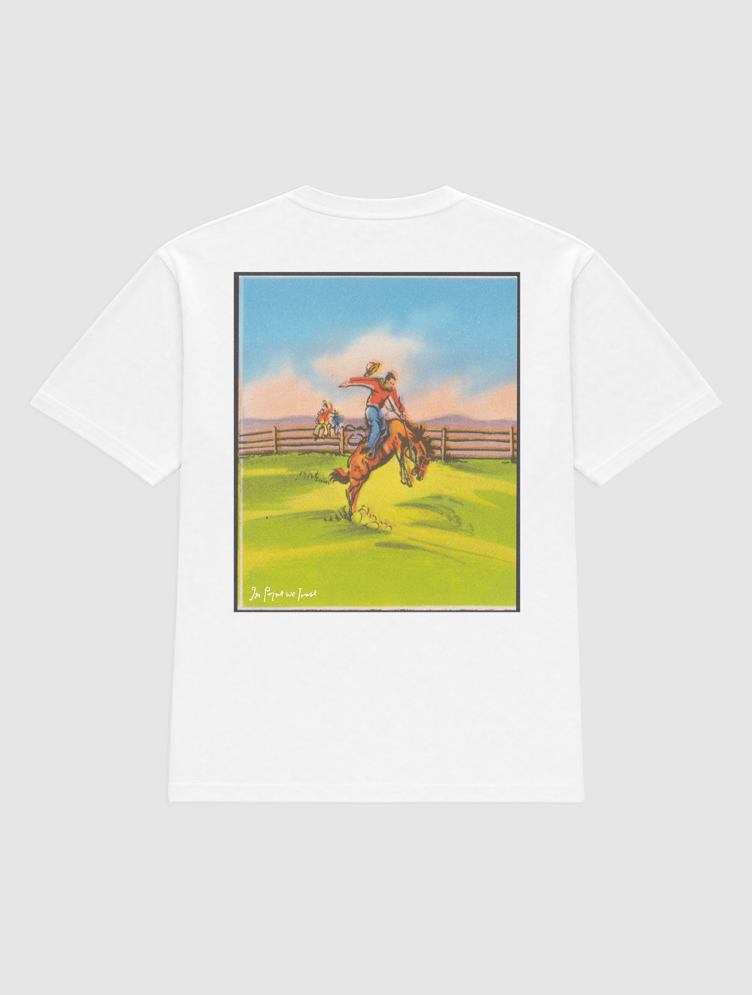 rodeo heavyweight tee - In Print We Trust