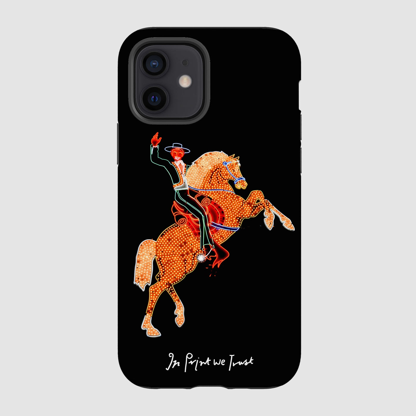 rodeo tough iPhone case - In Print We Trust