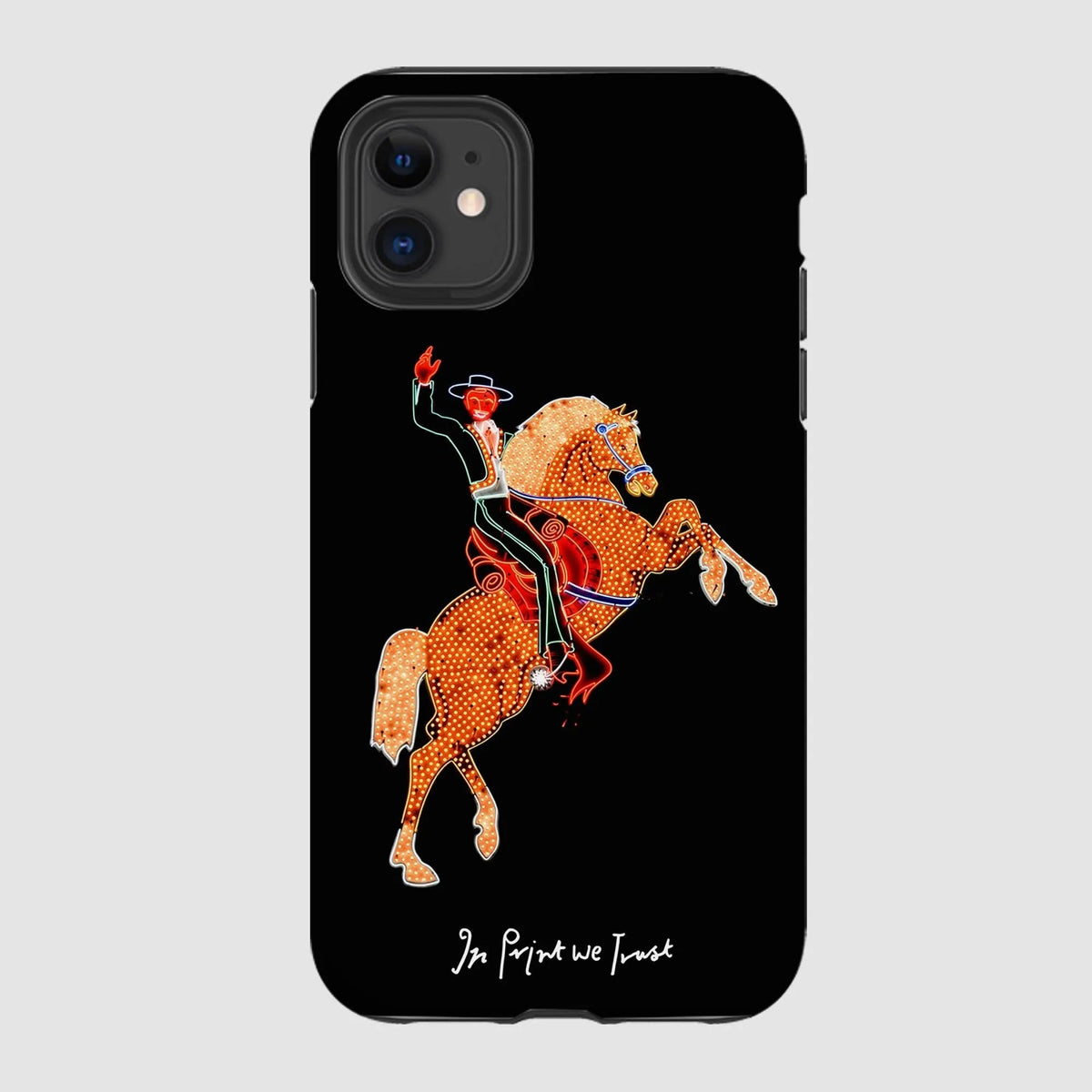 rodeo tough iPhone case - In Print We Trust