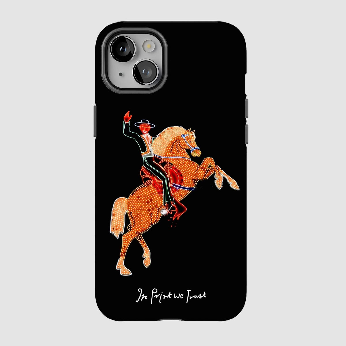 rodeo tough iPhone case - In Print We Trust