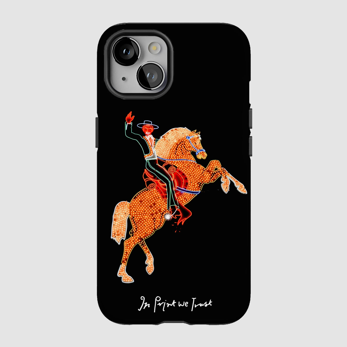 rodeo tough iPhone case - In Print We Trust
