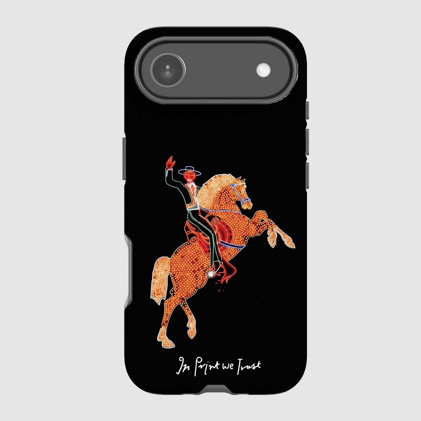 rodeo tough iPhone case - In Print We Trust