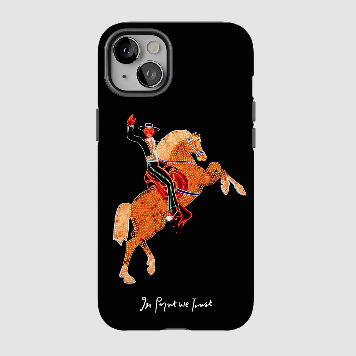 rodeo tough iPhone case - In Print We Trust