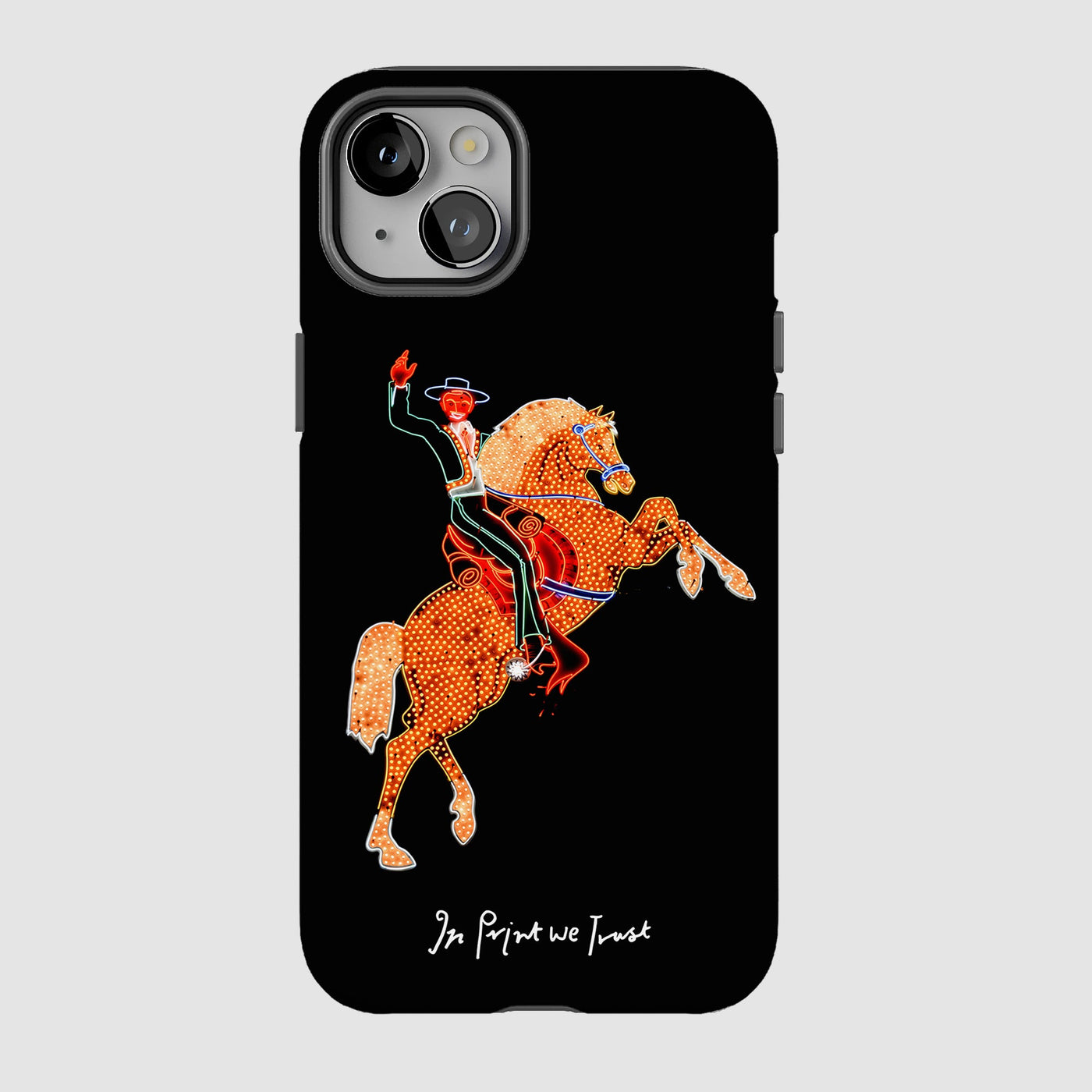 rodeo tough iPhone case - In Print We Trust