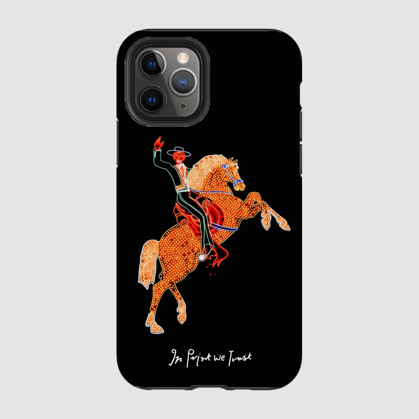 rodeo tough iPhone case - In Print We Trust