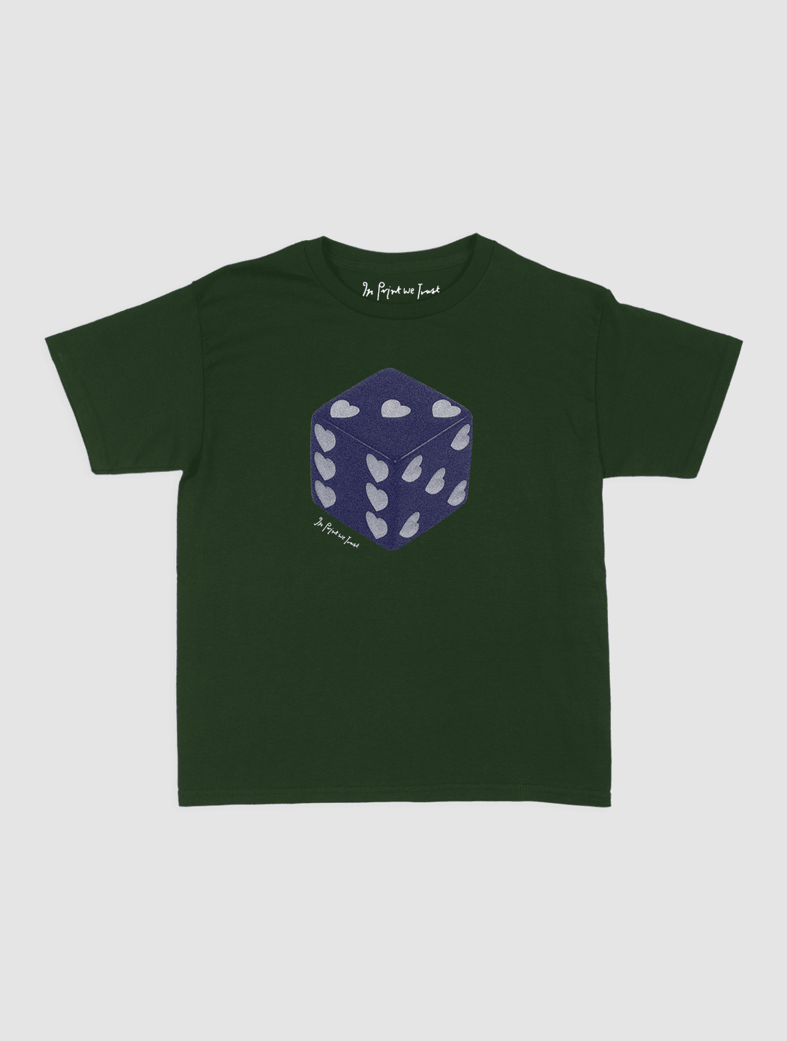 roll the dice baby tee - In Print We Trust