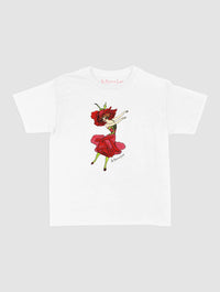 rose fairy baby tee - In Print We Trust