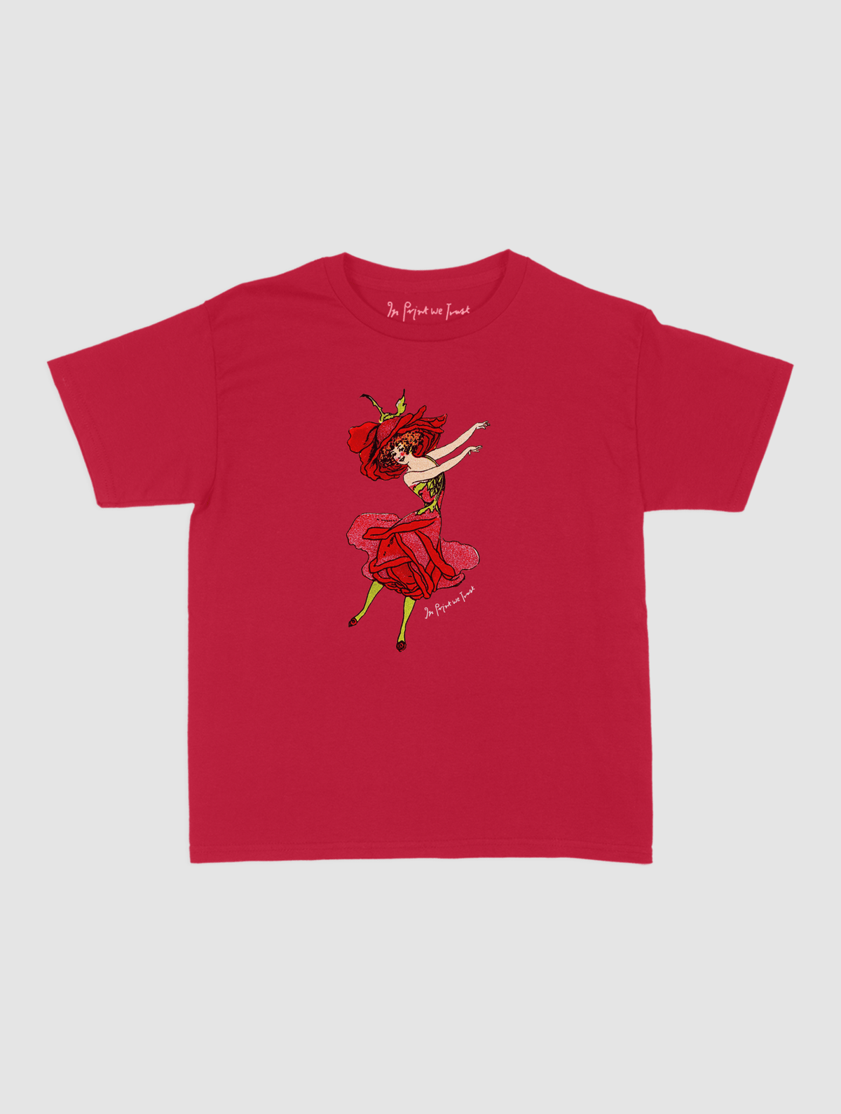 rose fairy baby tee - In Print We Trust
