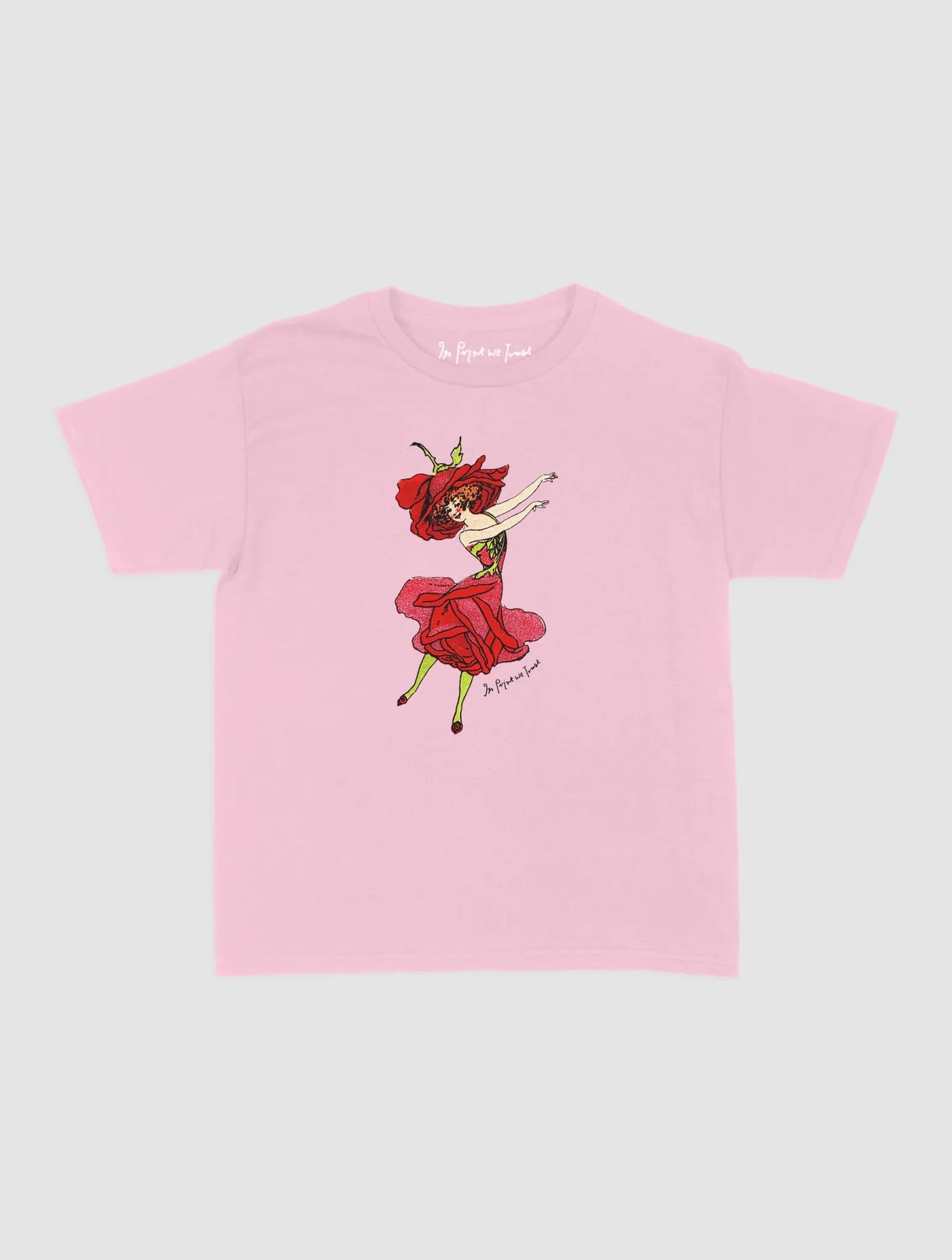 rose fairy baby tee - In Print We Trust