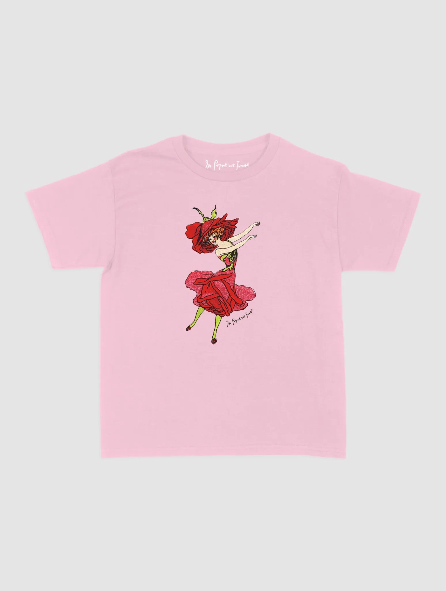 rose fairy baby tee - In Print We Trust