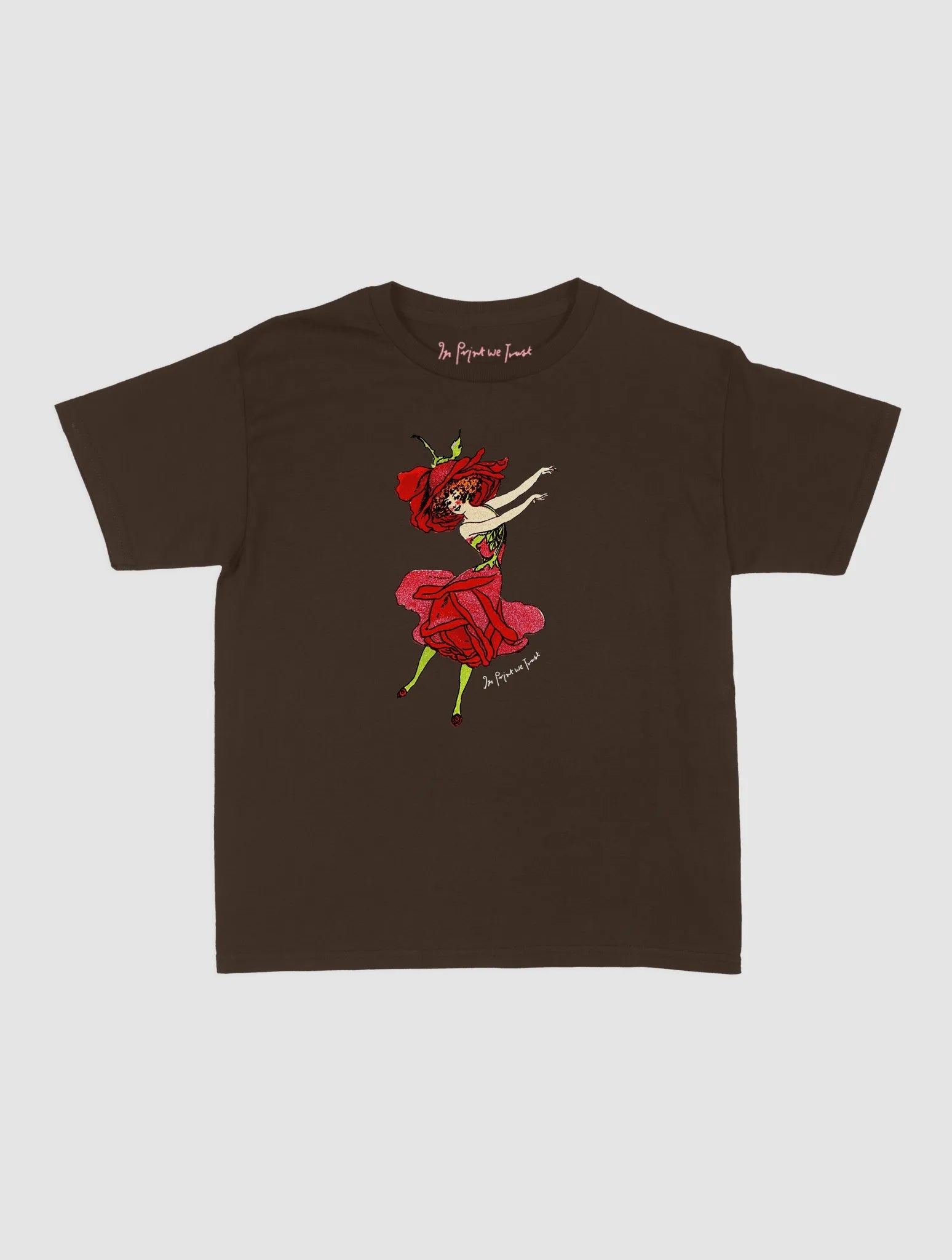 rose fairy baby tee - In Print We Trust