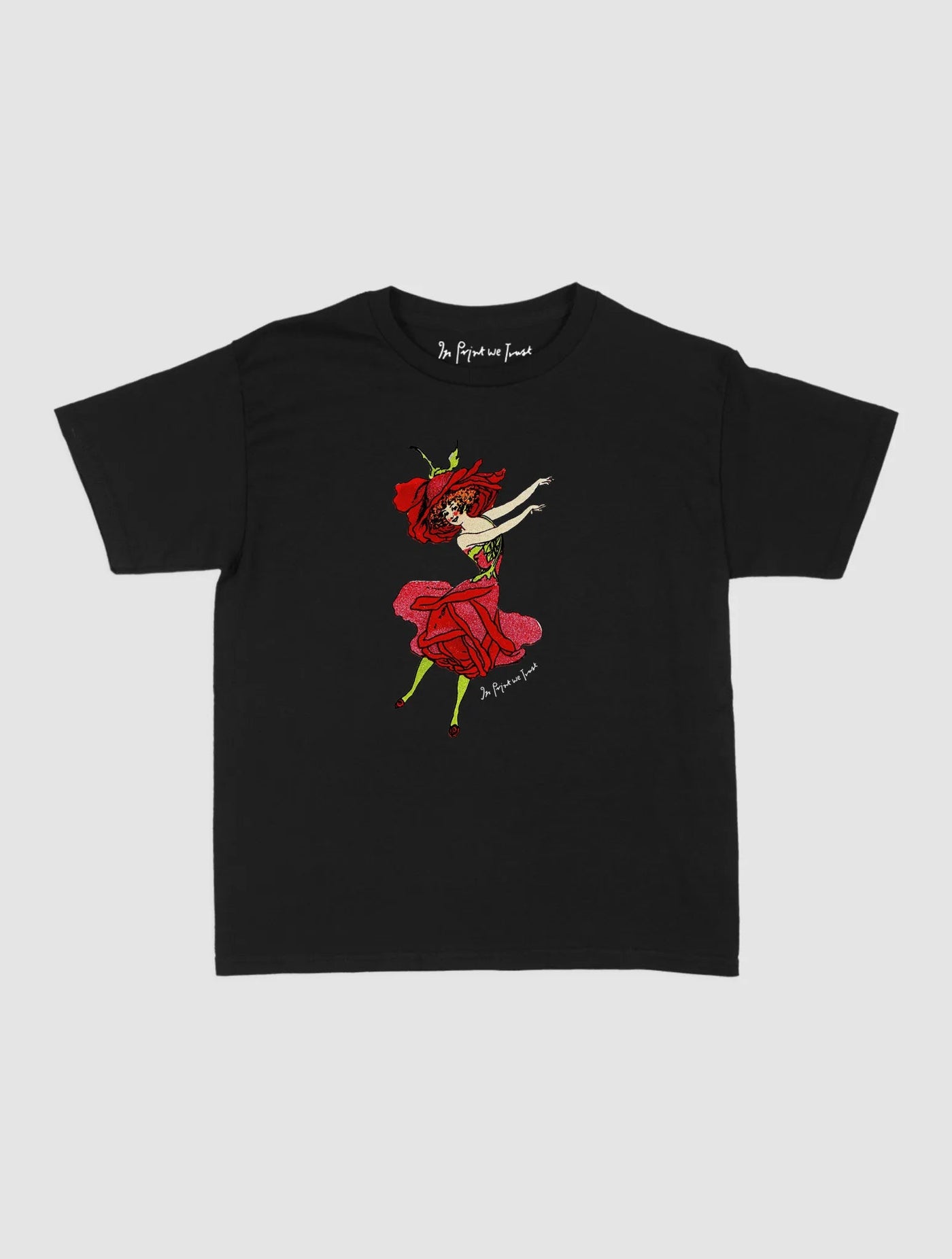 rose fairy baby tee - In Print We Trust