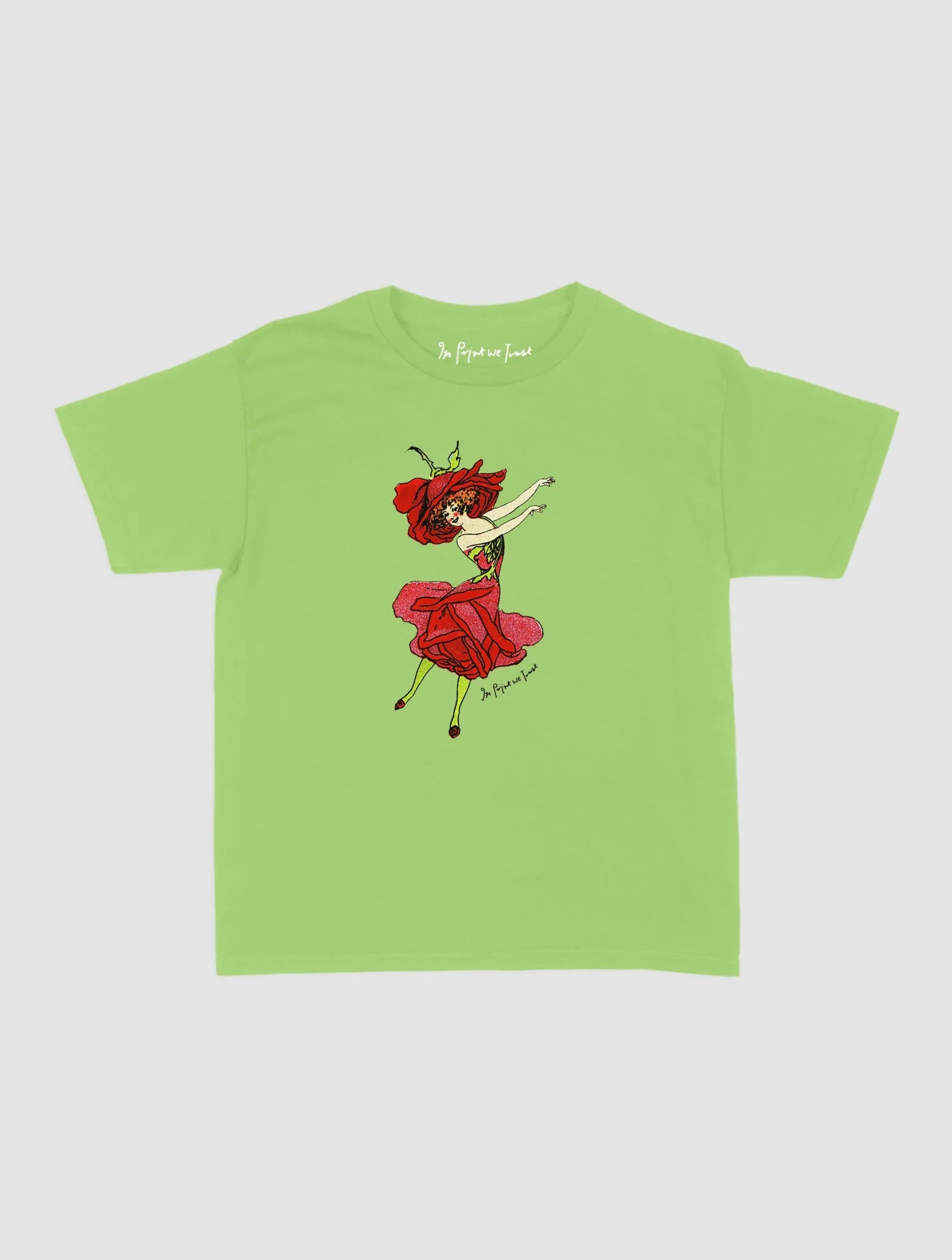 rose fairy baby tee - In Print We Trust
