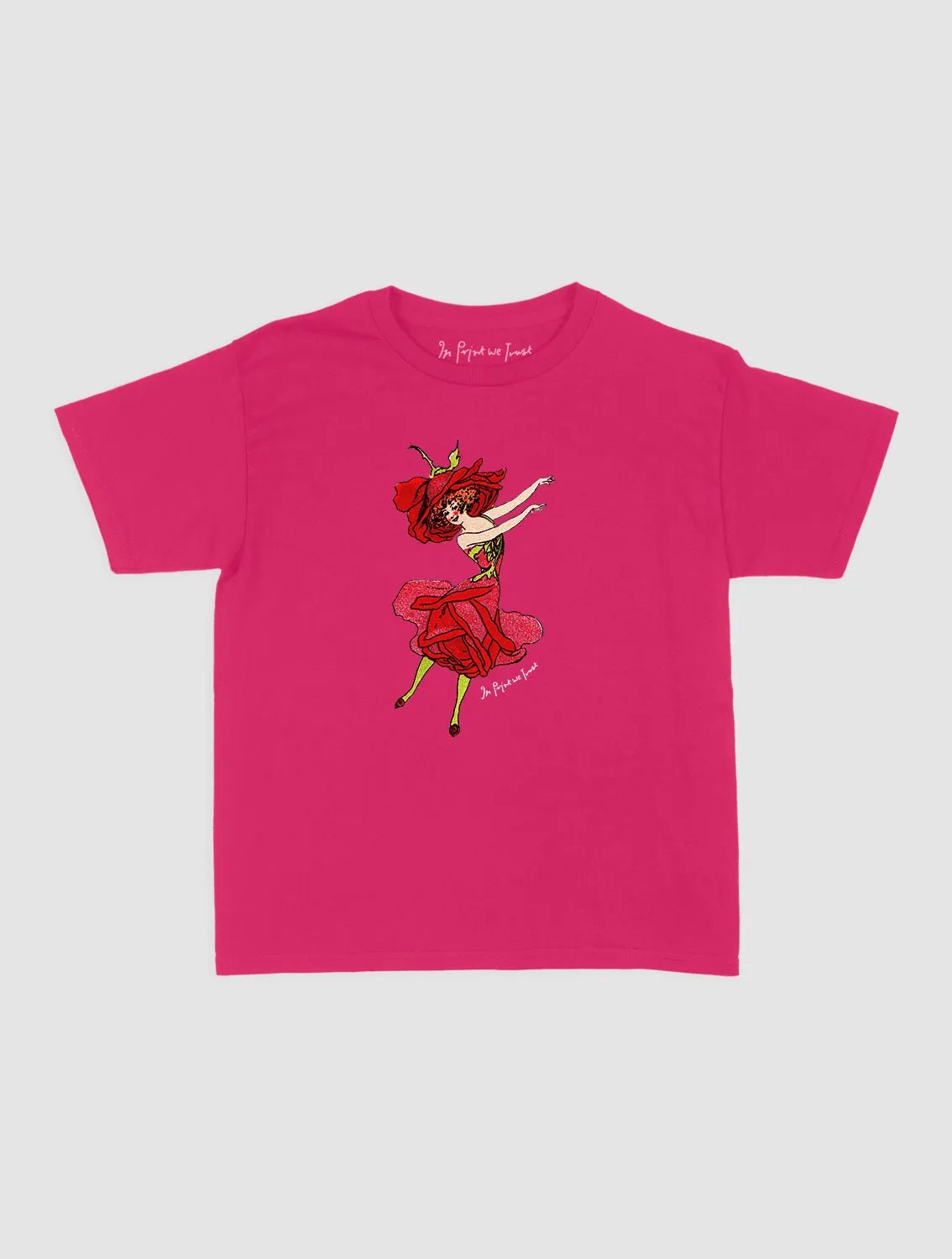 rose fairy baby tee - In Print We Trust