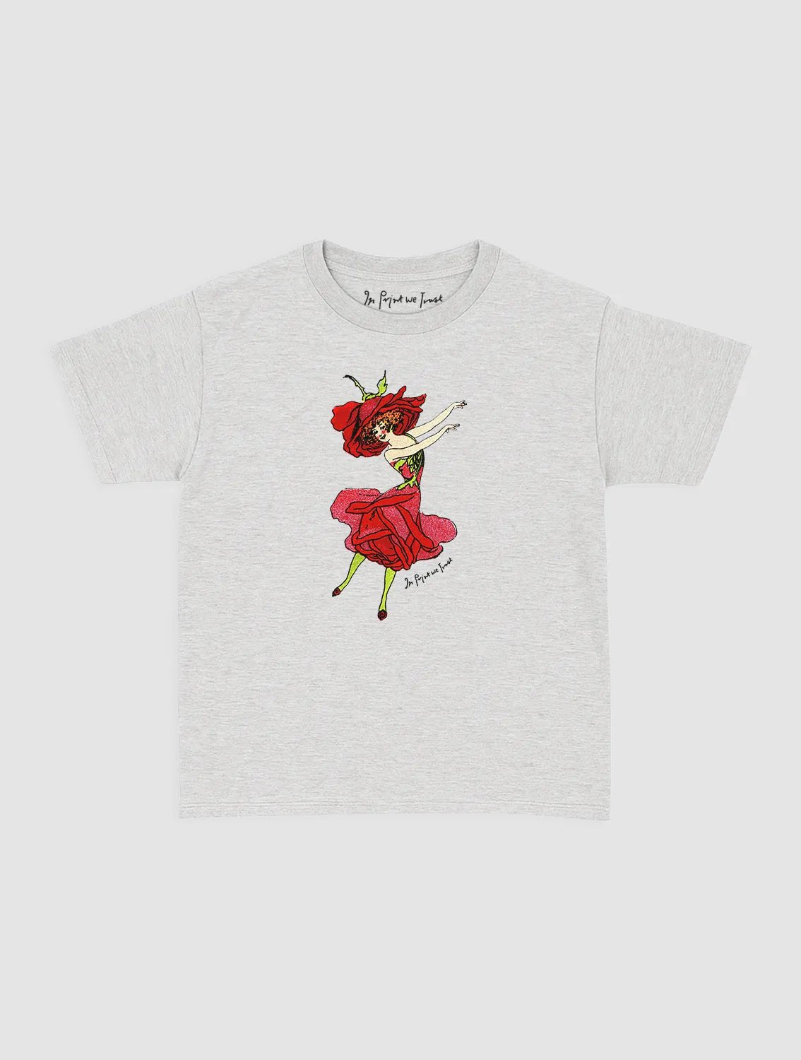 rose fairy baby tee - In Print We Trust