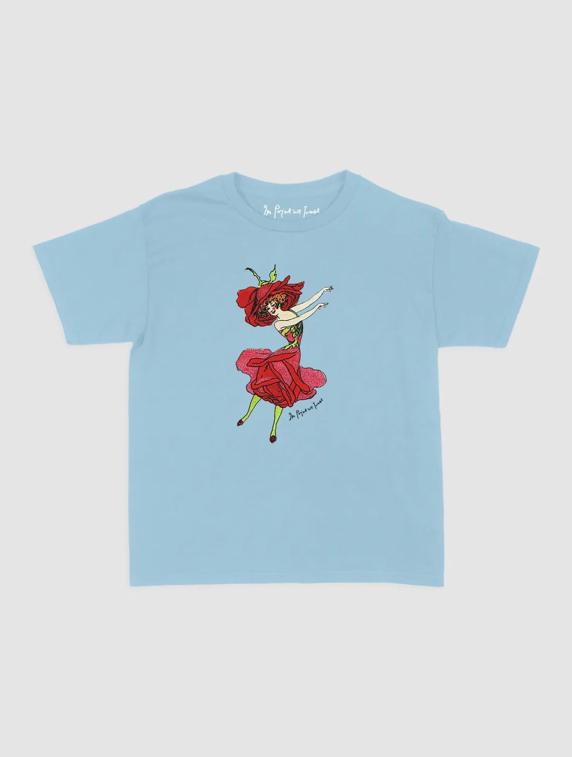rose fairy baby tee - In Print We Trust