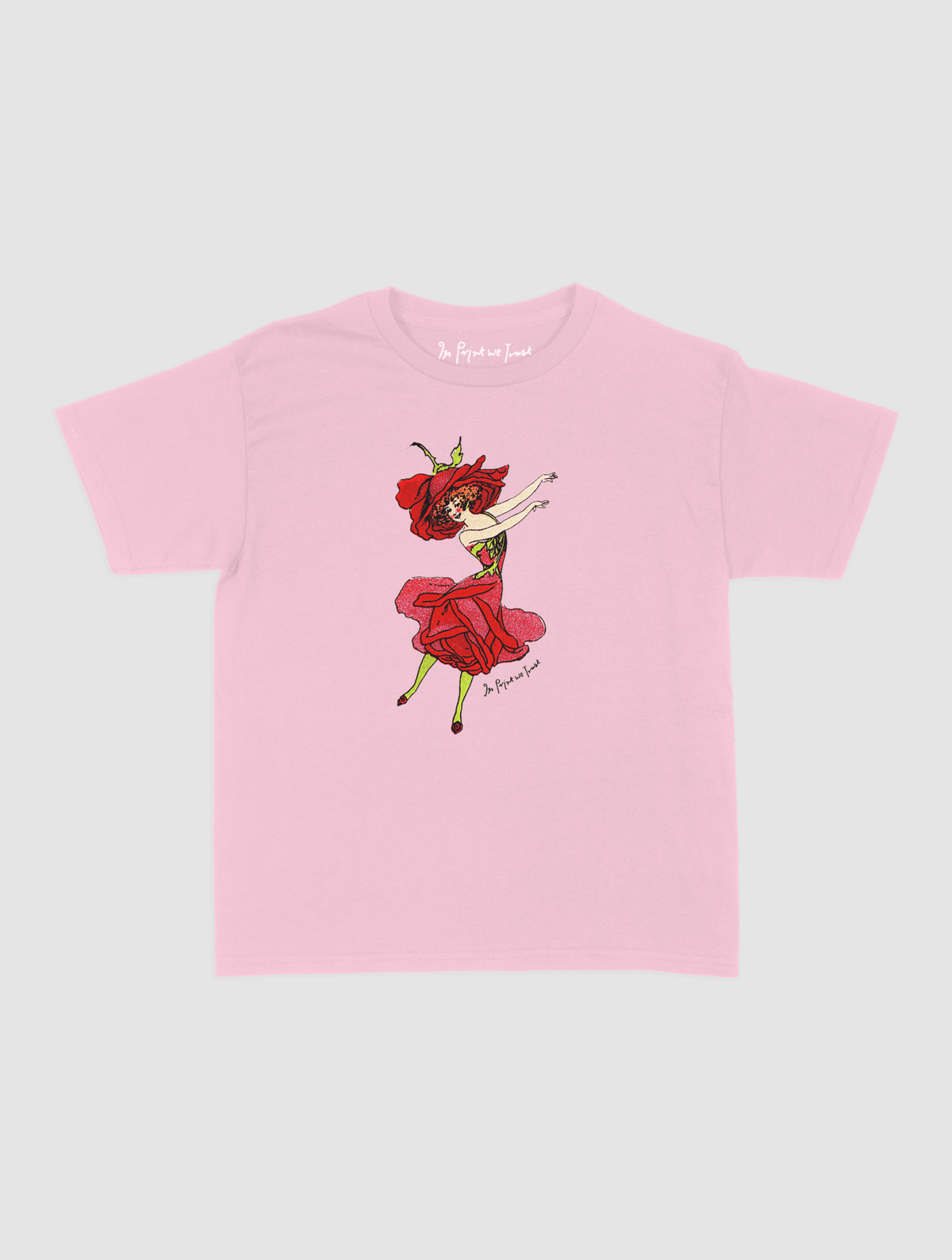 rose fairy baby tee - In Print We Trust