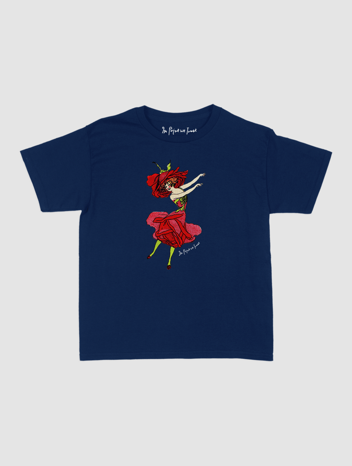 rose fairy baby tee - In Print We Trust