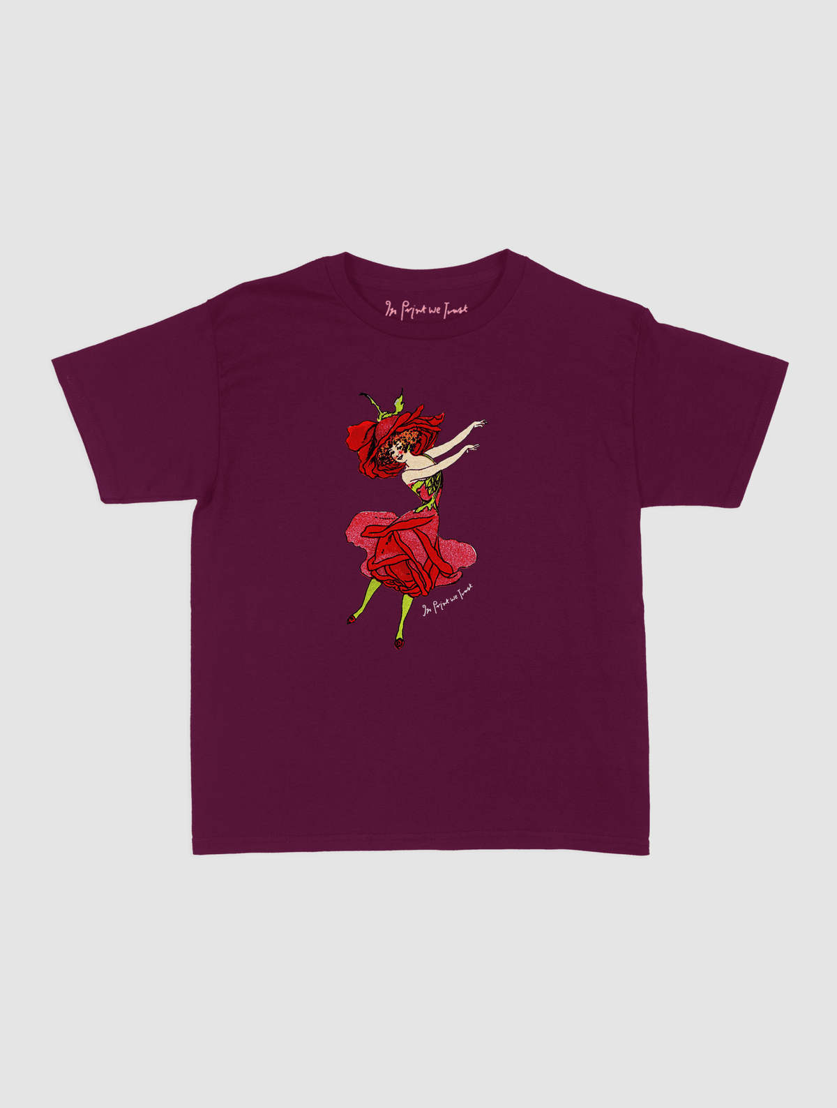 rose fairy baby tee - In Print We Trust