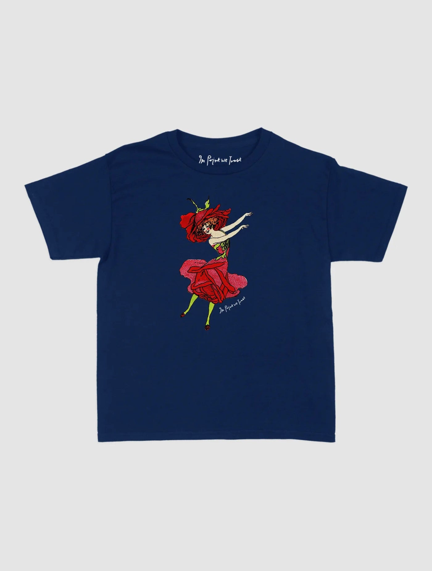 rose fairy baby tee - In Print We Trust
