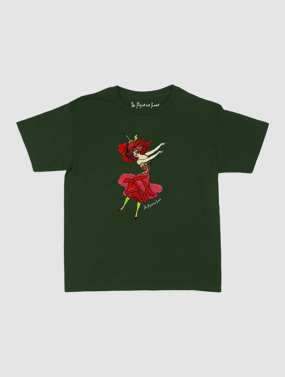 rose fairy baby tee - In Print We Trust