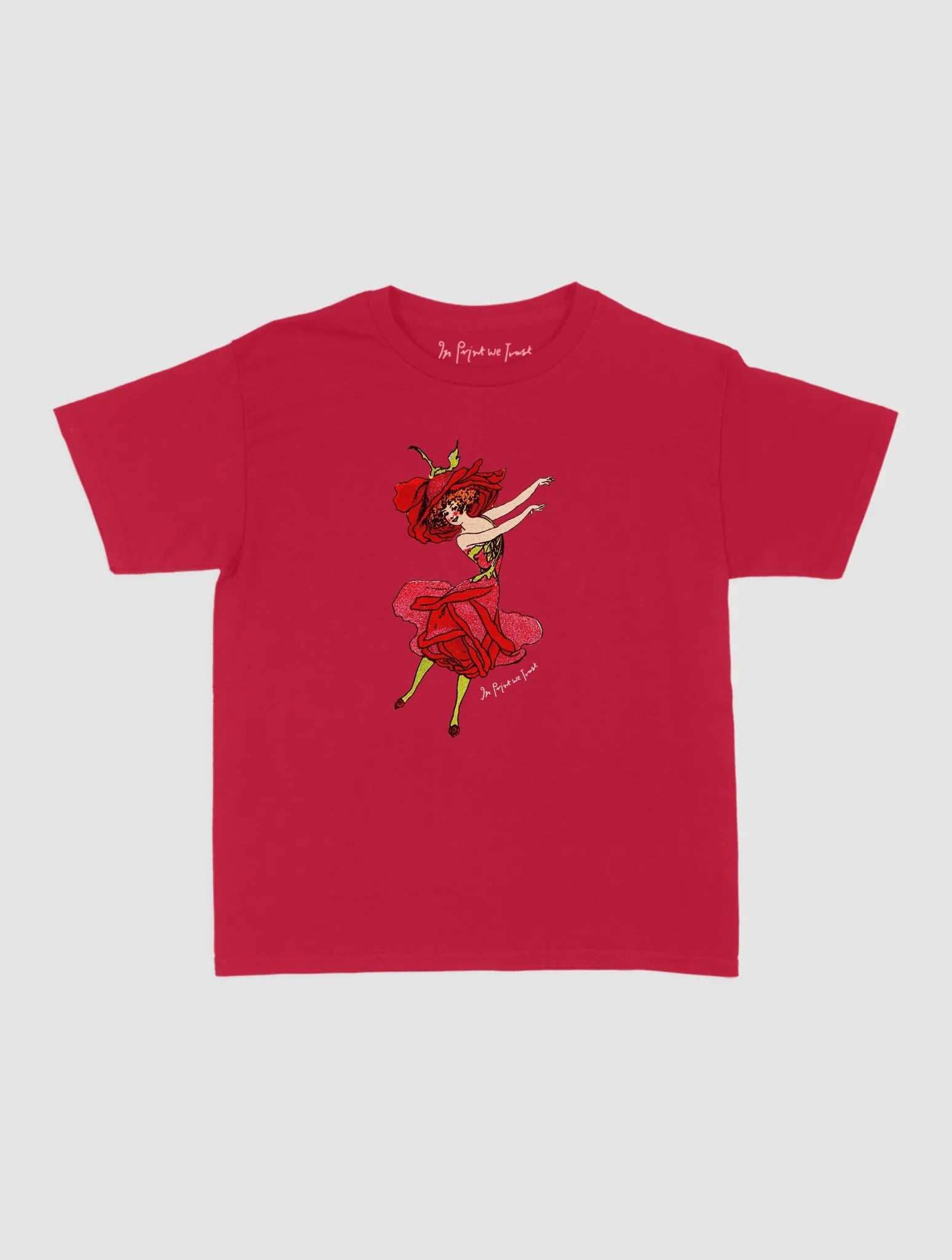 rose fairy baby tee - In Print We Trust